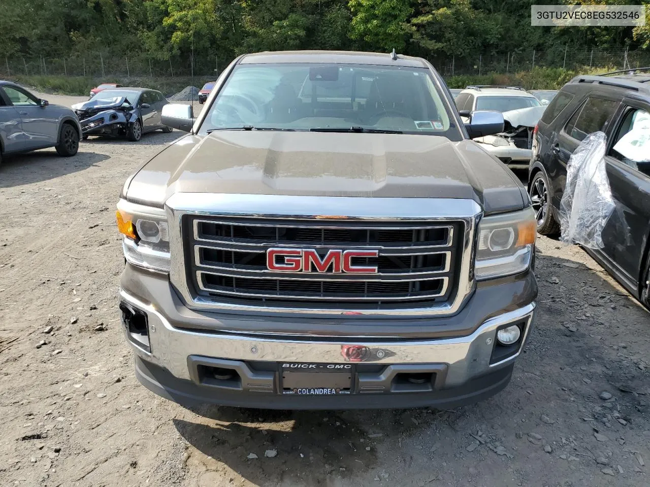 2014 GMC Sierra K1500 Slt VIN: 3GTU2VEC8EG532546 Lot: 71486294