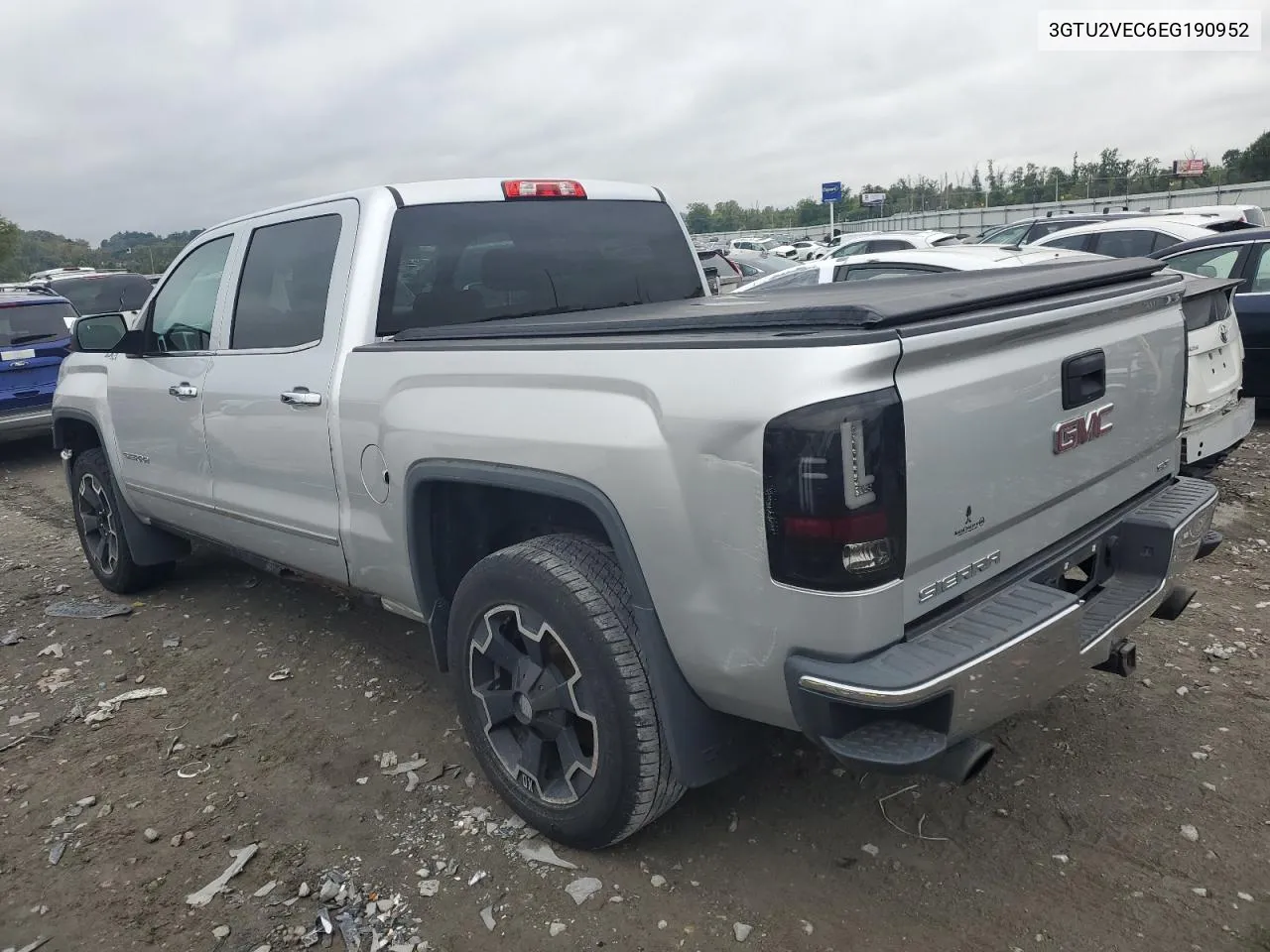 2014 GMC Sierra K1500 Slt VIN: 3GTU2VEC6EG190952 Lot: 71490974