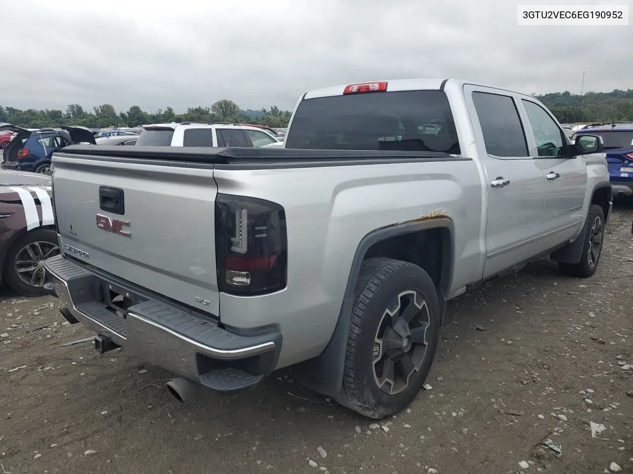 2014 GMC Sierra K1500 Slt VIN: 3GTU2VEC6EG190952 Lot: 71490974