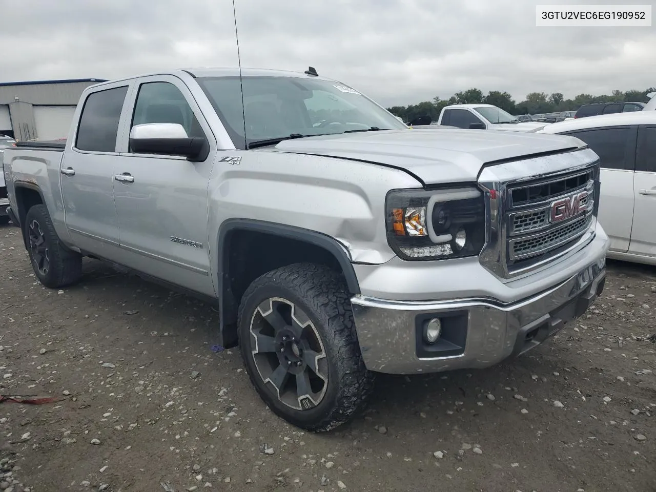 2014 GMC Sierra K1500 Slt VIN: 3GTU2VEC6EG190952 Lot: 71490974