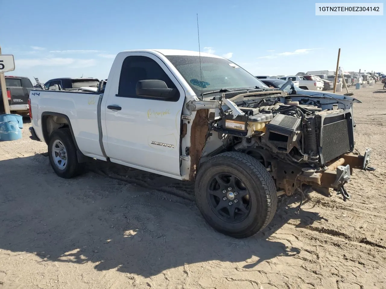 2014 GMC Sierra K1500 VIN: 1GTN2TEH0EZ304142 Lot: 71624274