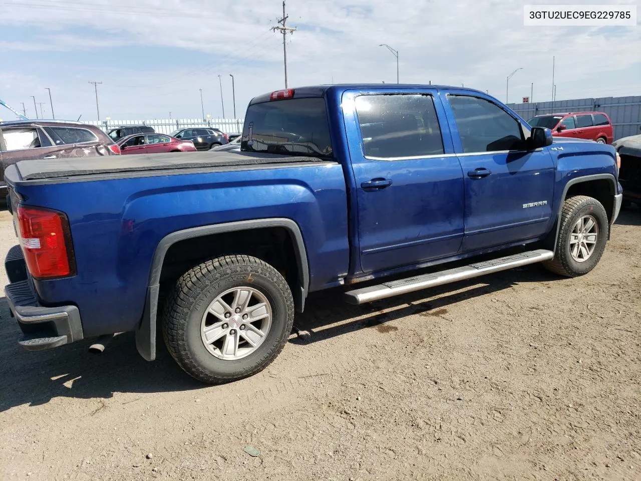 2014 GMC Sierra K1500 Sle VIN: 3GTU2UEC9EG229785 Lot: 71761414