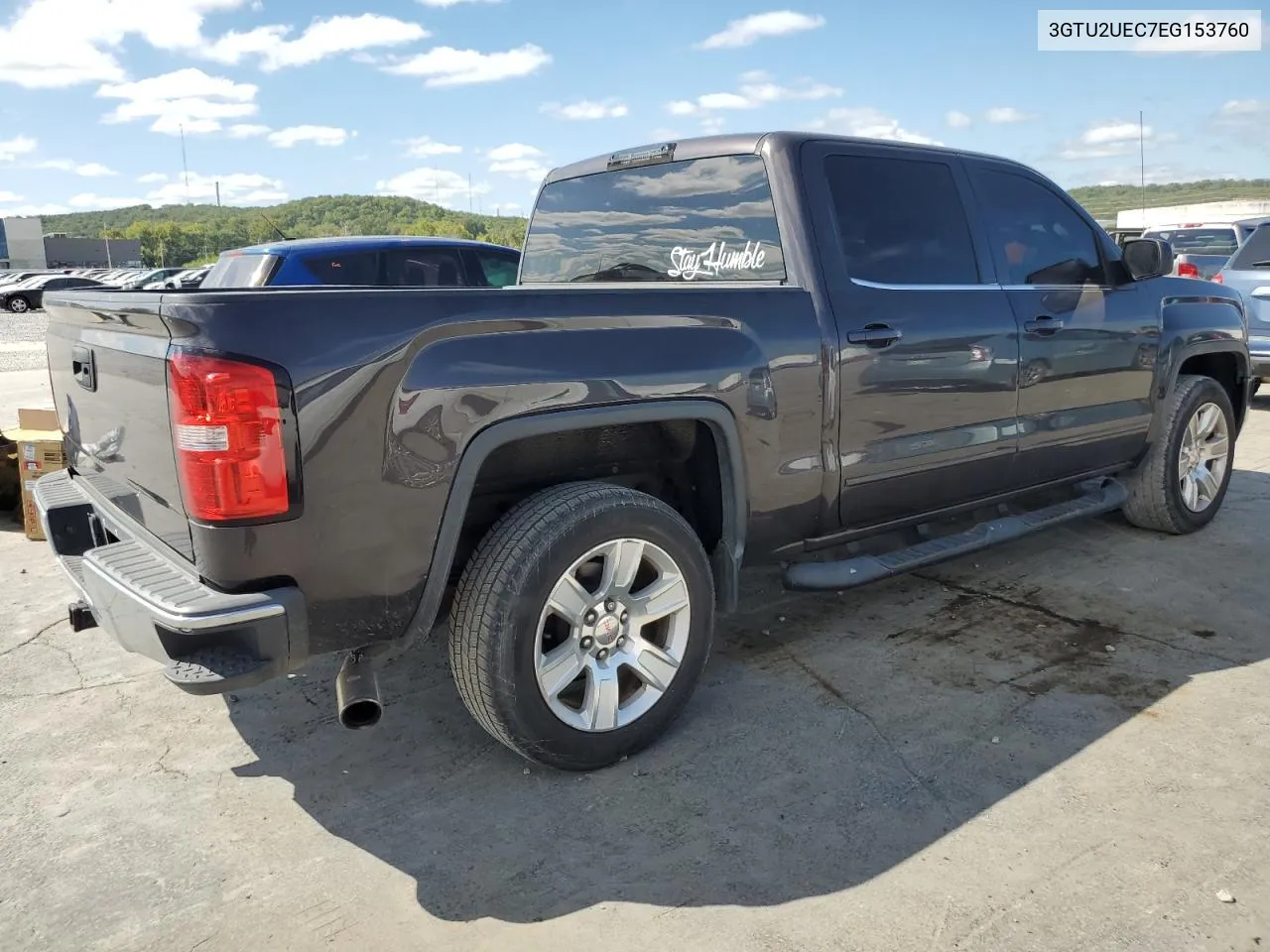 2014 GMC Sierra K1500 Sle VIN: 3GTU2UEC7EG153760 Lot: 71763904