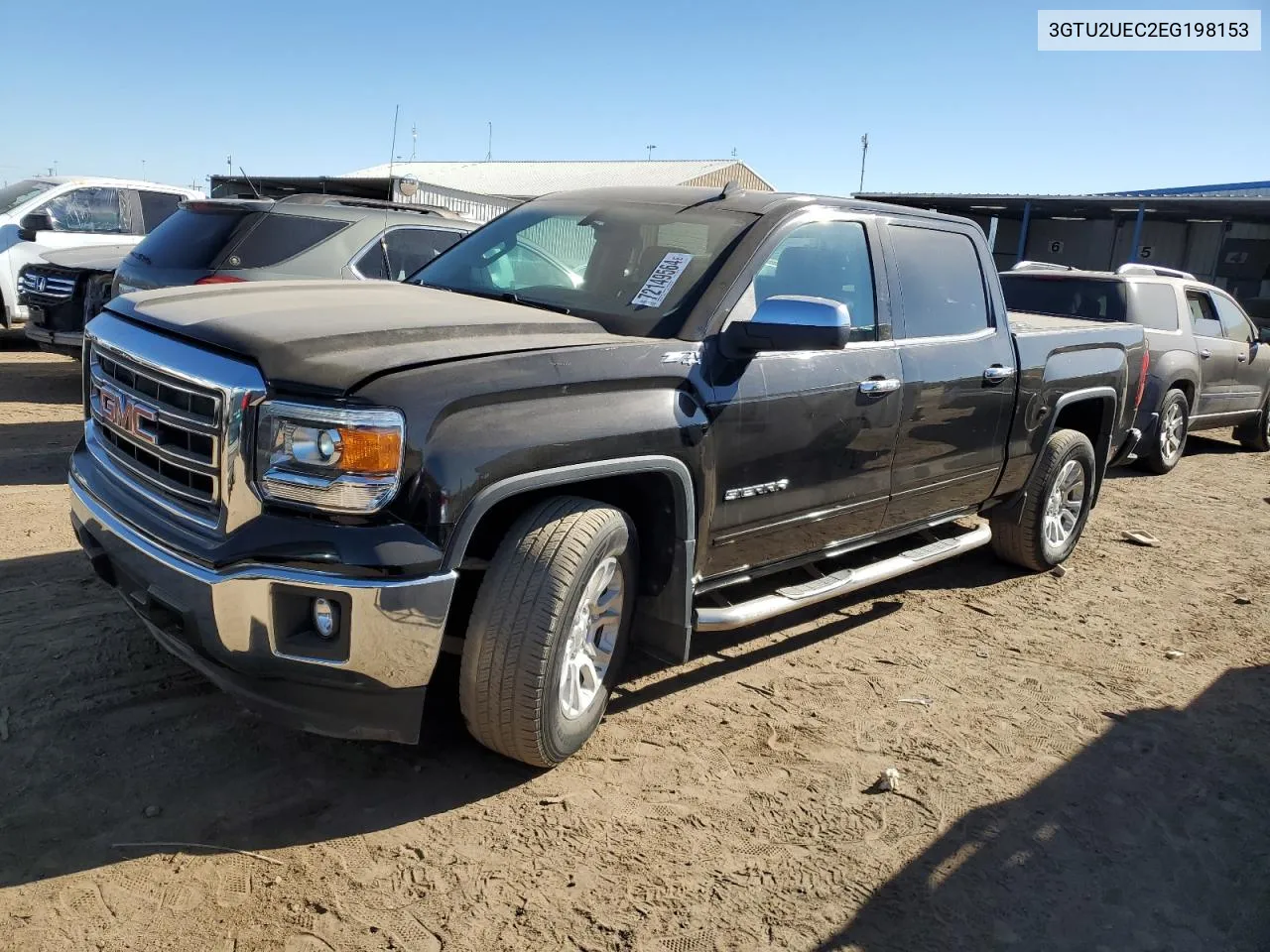 2014 GMC Sierra K1500 Sle VIN: 3GTU2UEC2EG198153 Lot: 72149564