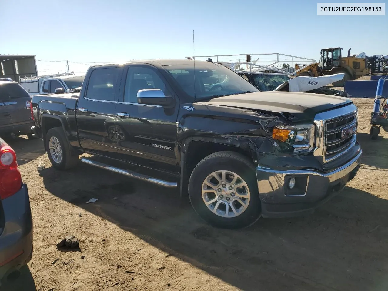 2014 GMC Sierra K1500 Sle VIN: 3GTU2UEC2EG198153 Lot: 72149564