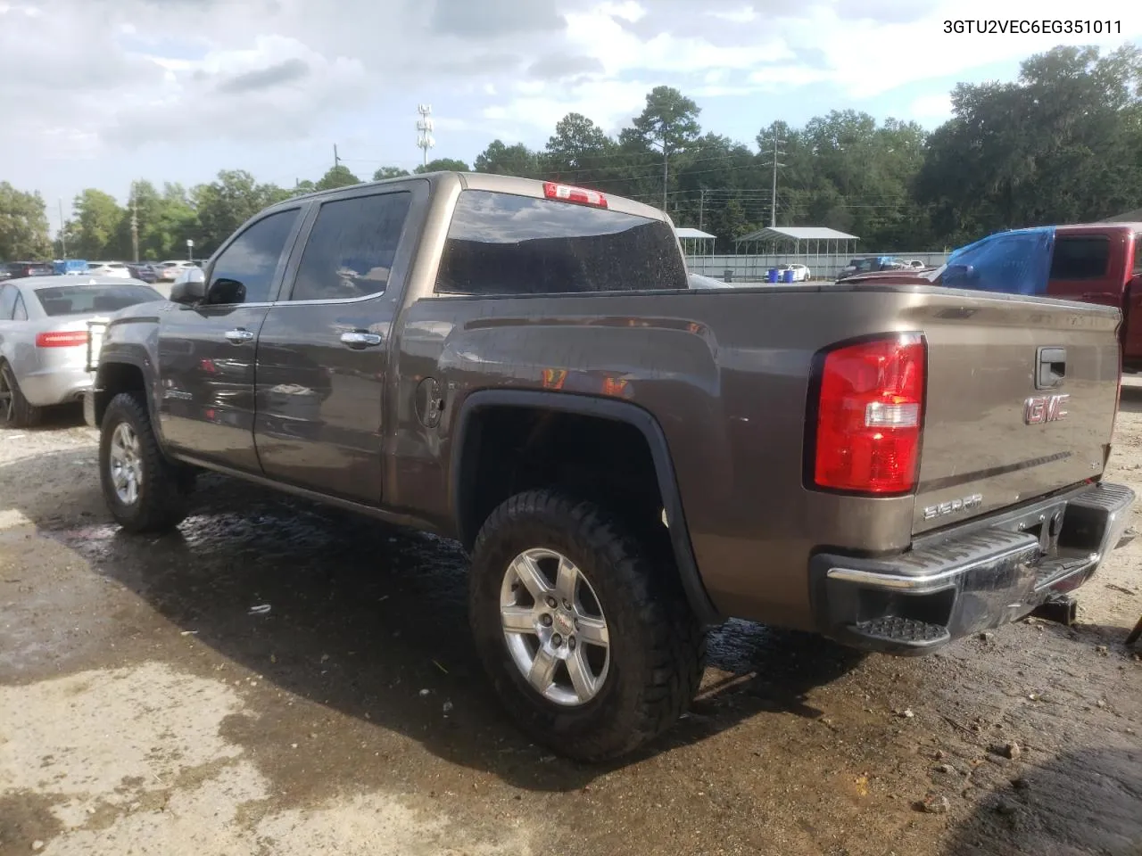 2014 GMC Sierra K1500 Slt VIN: 3GTU2VEC6EG351011 Lot: 72315784