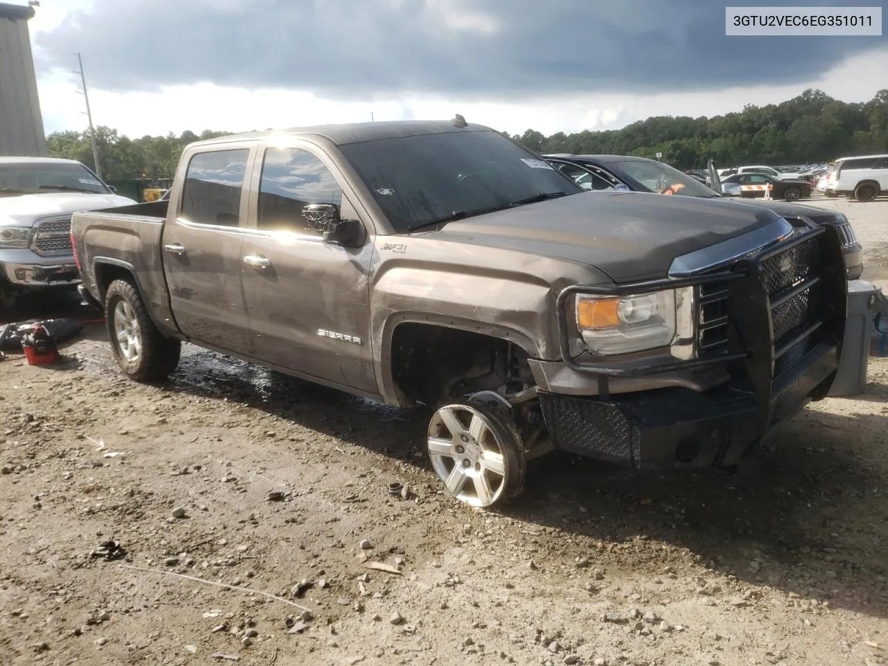 2014 GMC Sierra K1500 Slt VIN: 3GTU2VEC6EG351011 Lot: 72315784