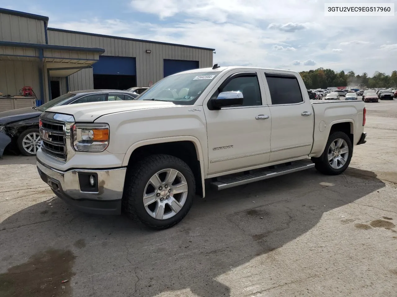 2014 GMC Sierra K1500 Slt VIN: 3GTU2VEC9EG517960 Lot: 72442594