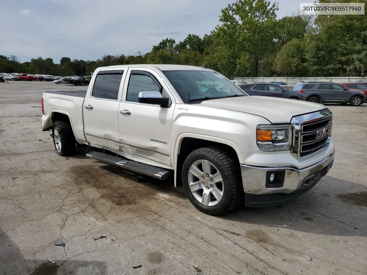 2014 GMC Sierra K1500 Slt VIN: 3GTU2VEC9EG517960 Lot: 72442594