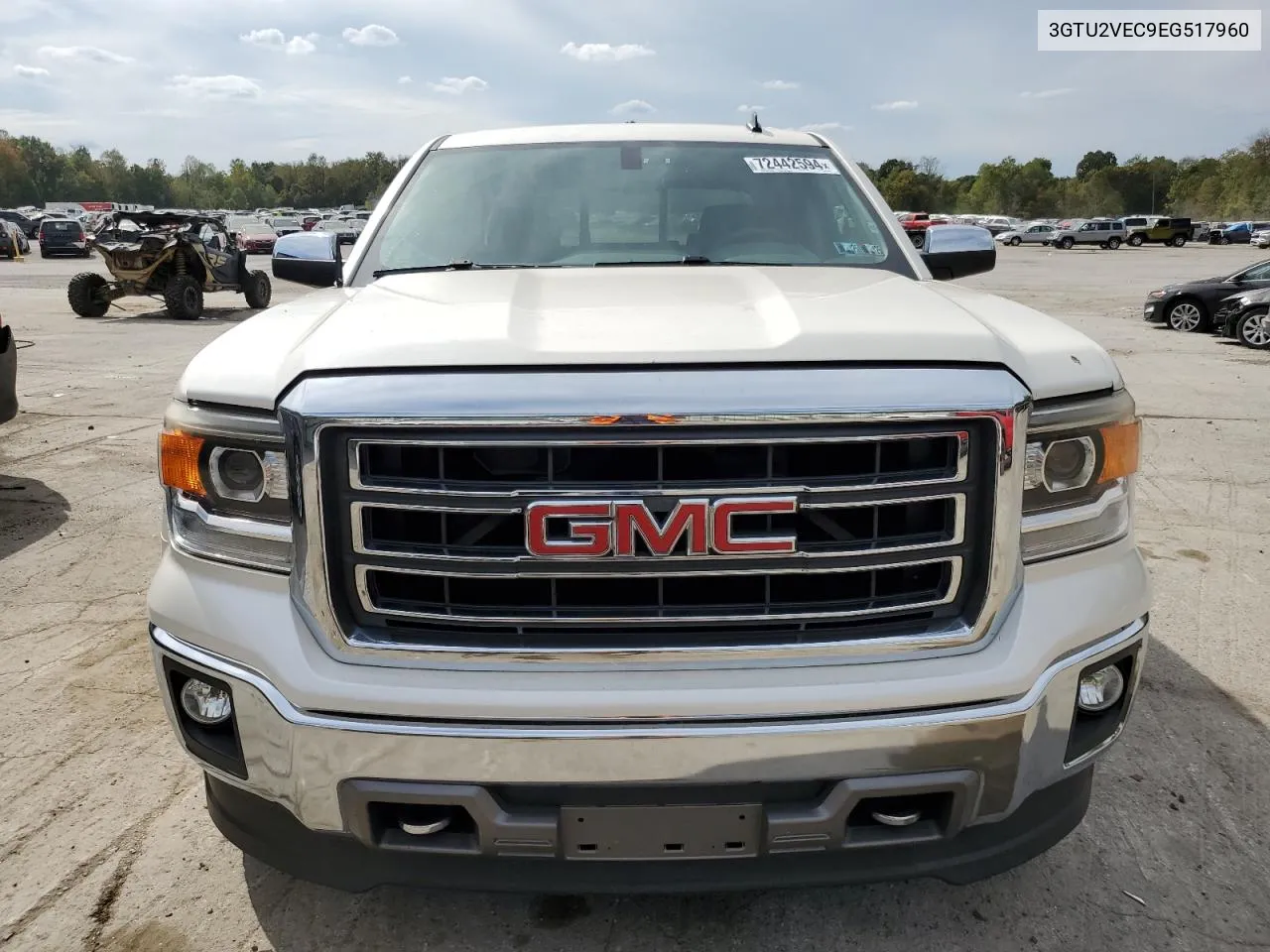 2014 GMC Sierra K1500 Slt VIN: 3GTU2VEC9EG517960 Lot: 72442594