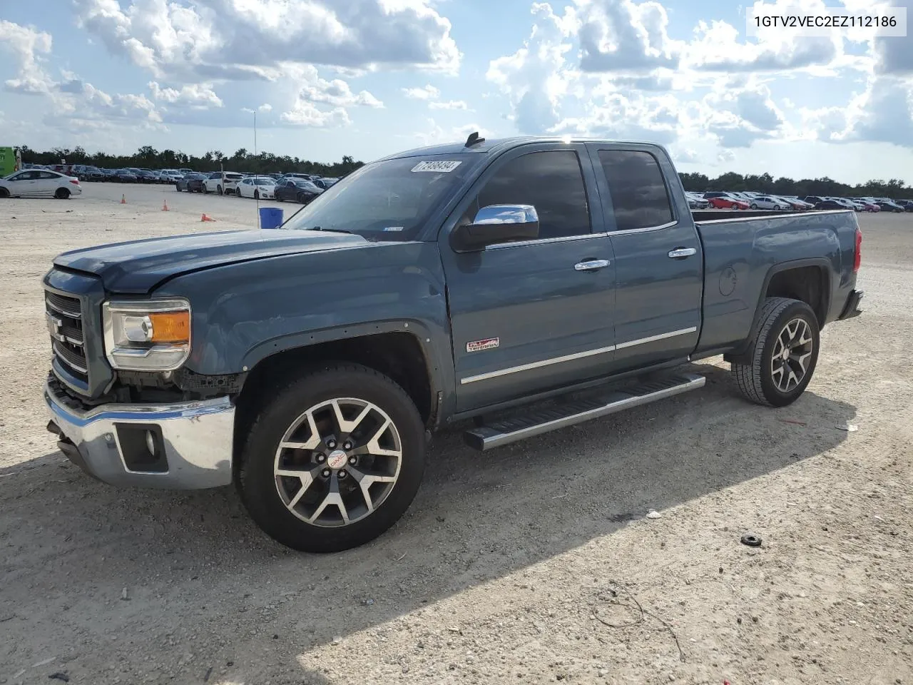 2014 GMC Sierra K1500 Slt VIN: 1GTV2VEC2EZ112186 Lot: 72498494