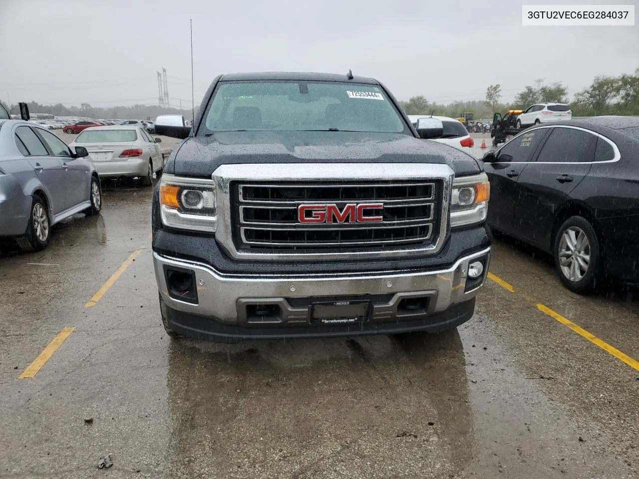 2014 GMC Sierra K1500 Slt VIN: 3GTU2VEC6EG284037 Lot: 72553444