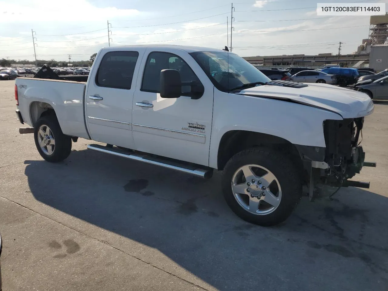 2014 GMC Sierra K2500 Sle VIN: 1GT120C83EF114403 Lot: 72710894