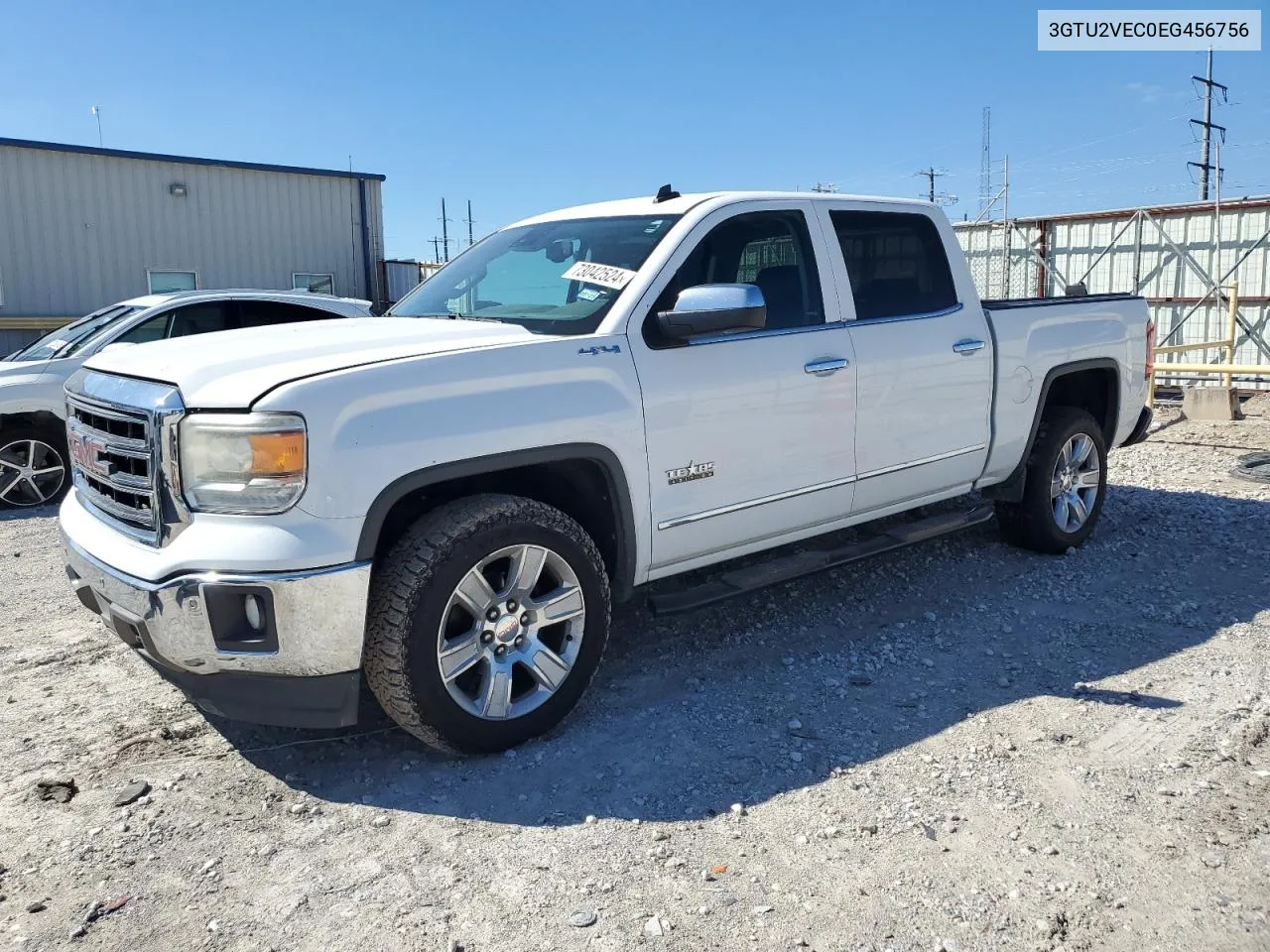 2014 GMC Sierra K1500 Slt VIN: 3GTU2VEC0EG456756 Lot: 73042524