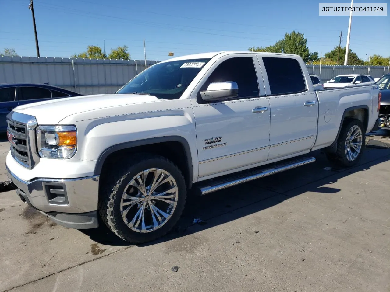 2014 GMC Sierra K1500 VIN: 3GTU2TEC3EG481249 Lot: 73047384