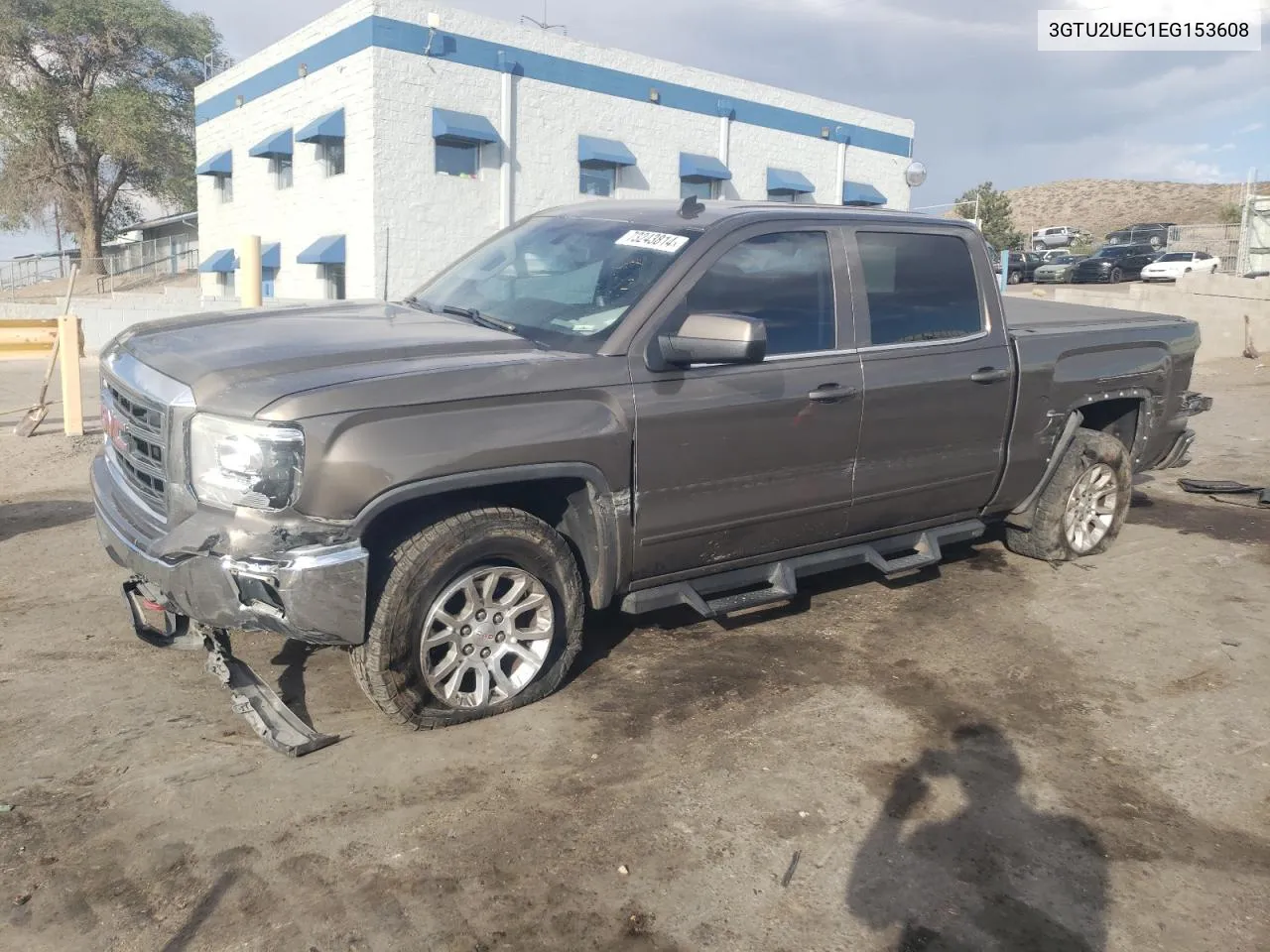 2014 GMC Sierra K1500 Sle VIN: 3GTU2UEC1EG153608 Lot: 73243814