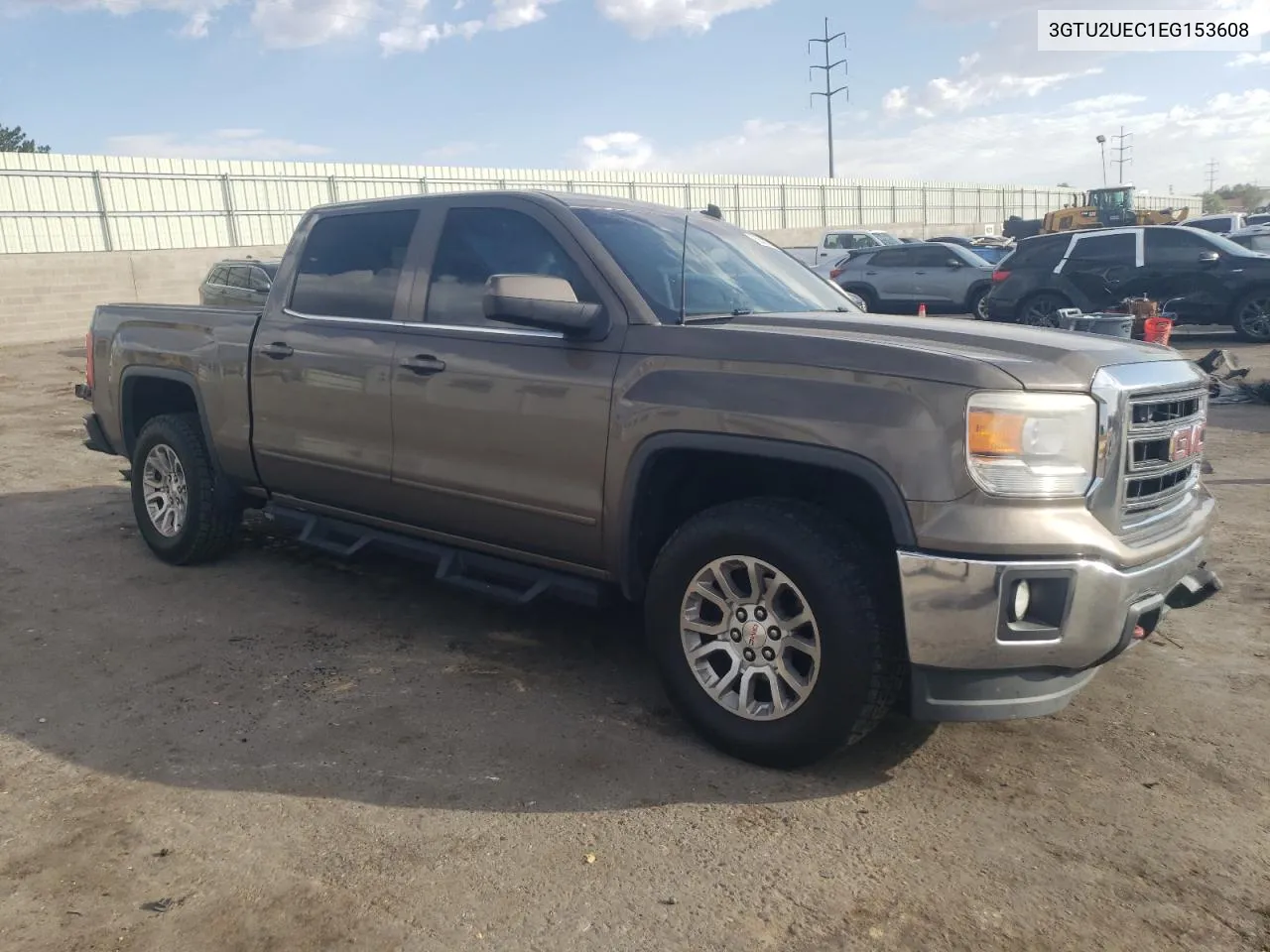 2014 GMC Sierra K1500 Sle VIN: 3GTU2UEC1EG153608 Lot: 73243814