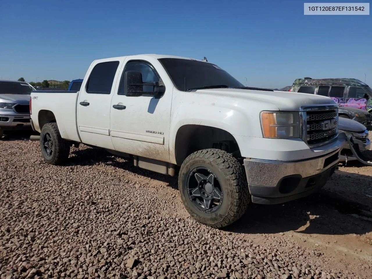 2014 GMC Sierra K2500 Sle VIN: 1GT120E87EF131542 Lot: 73250864