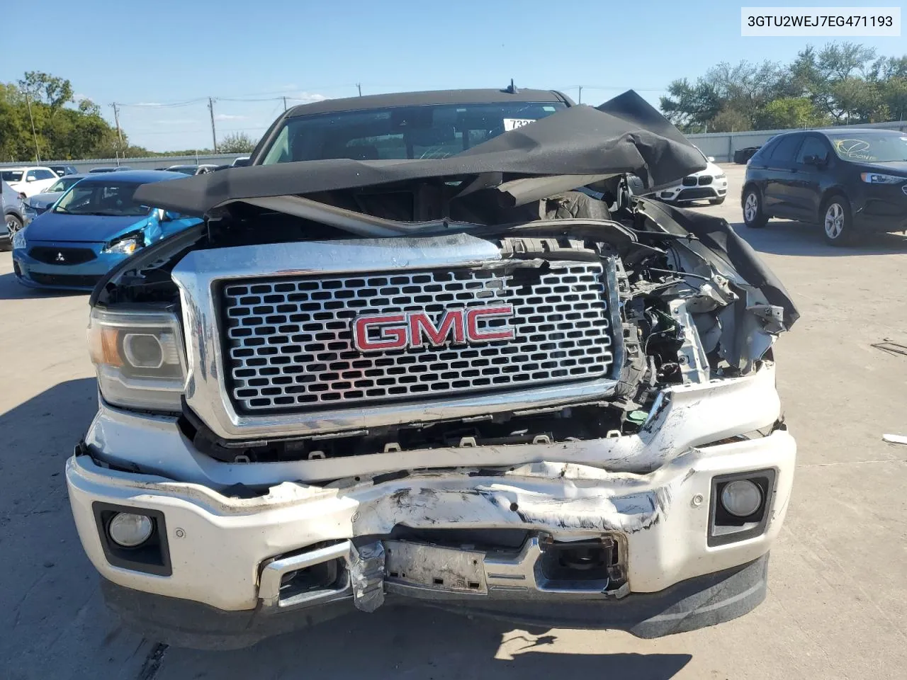 2014 GMC Sierra K1500 Denali VIN: 3GTU2WEJ7EG471193 Lot: 73381724