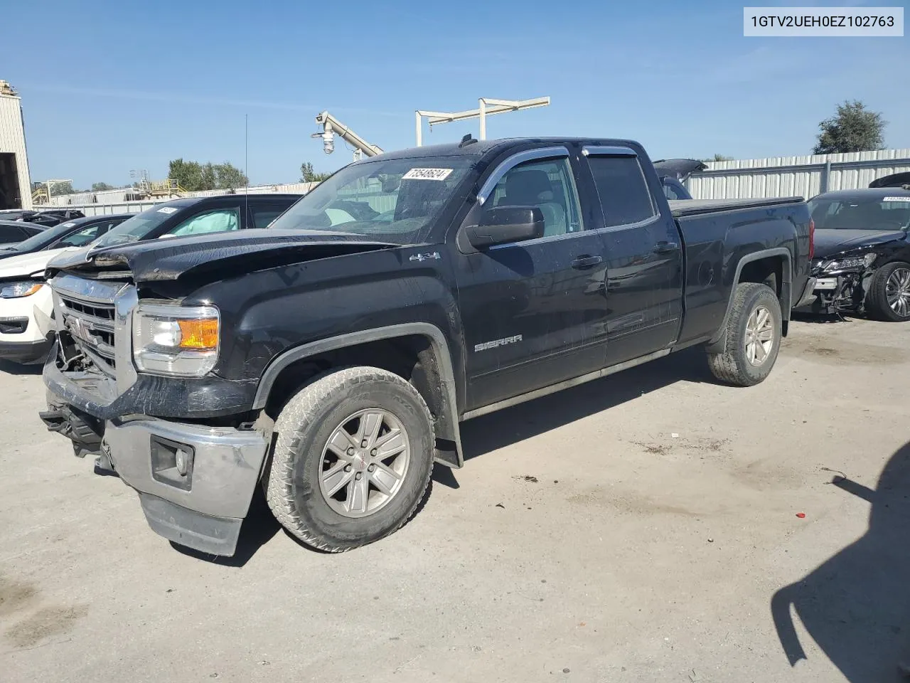 2014 GMC Sierra K1500 Sle VIN: 1GTV2UEH0EZ102763 Lot: 73548624