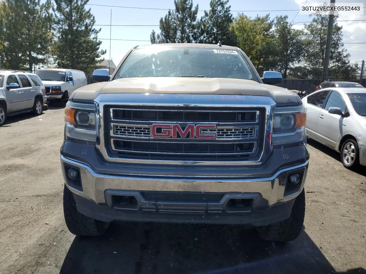 2014 GMC Sierra K1500 Slt VIN: 3GTU2VECXEG552443 Lot: 73757634