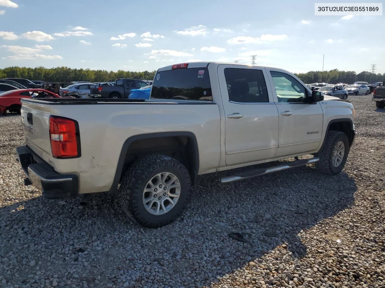 2014 GMC Sierra K1500 Sle VIN: 3GTU2UEC3EG551869 Lot: 74343804