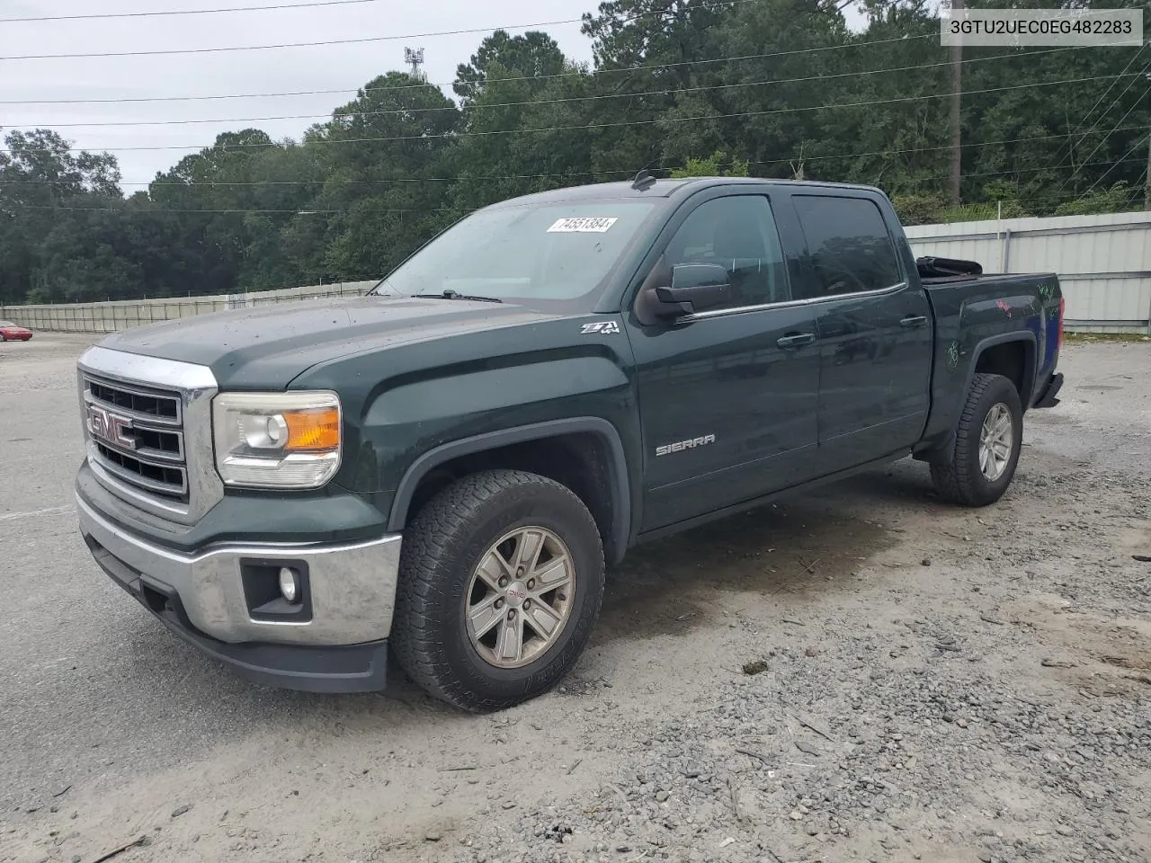 2014 GMC Sierra K1500 Sle VIN: 3GTU2UEC0EG482283 Lot: 74551384