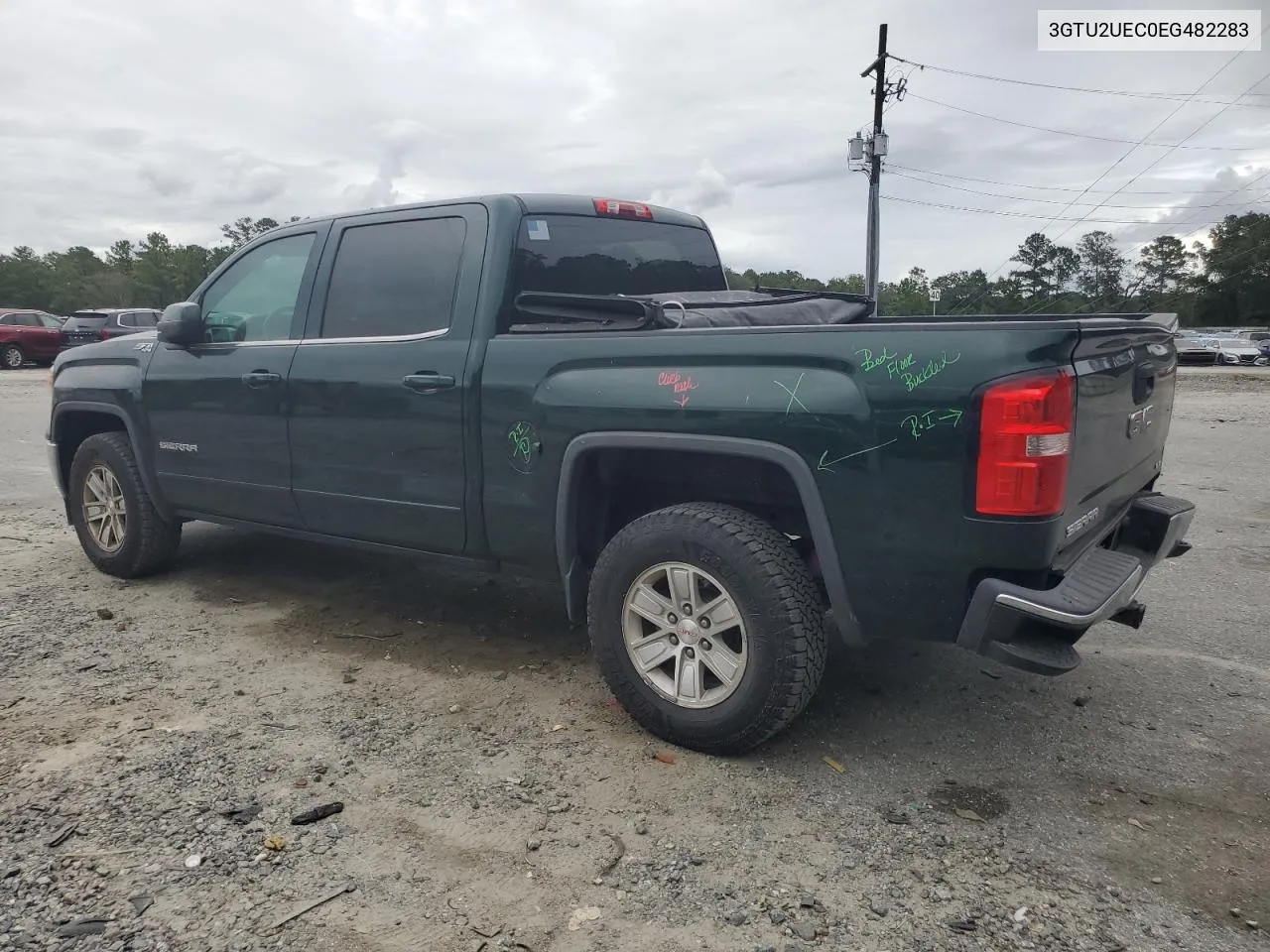 2014 GMC Sierra K1500 Sle VIN: 3GTU2UEC0EG482283 Lot: 74551384