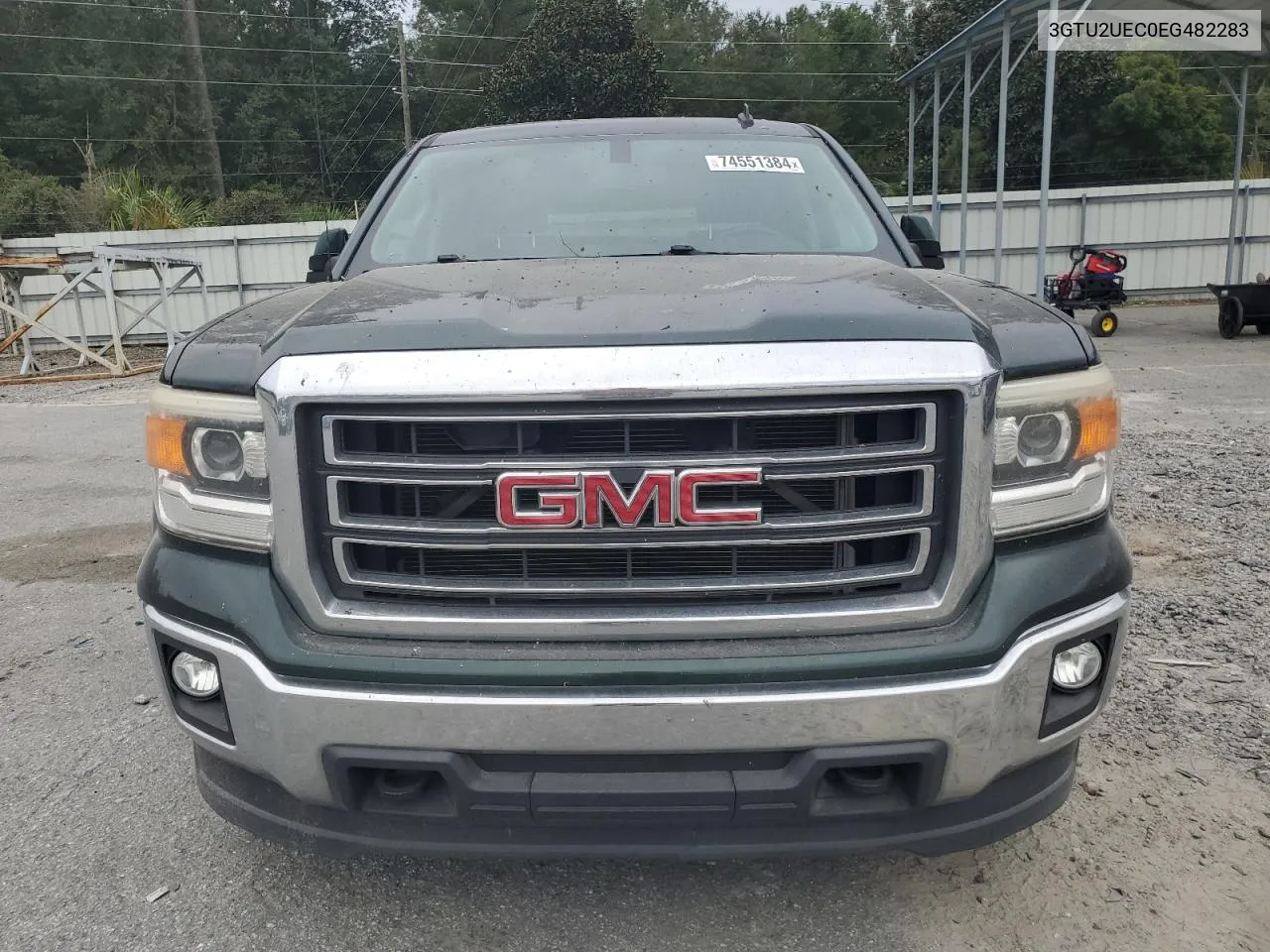 2014 GMC Sierra K1500 Sle VIN: 3GTU2UEC0EG482283 Lot: 74551384