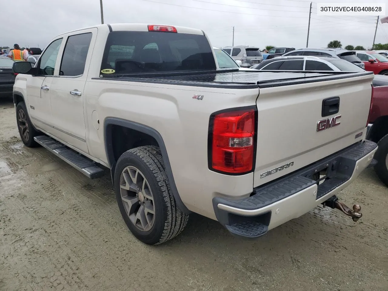 2014 GMC Sierra K1500 Slt VIN: 3GTU2VEC4EG408628 Lot: 74744534