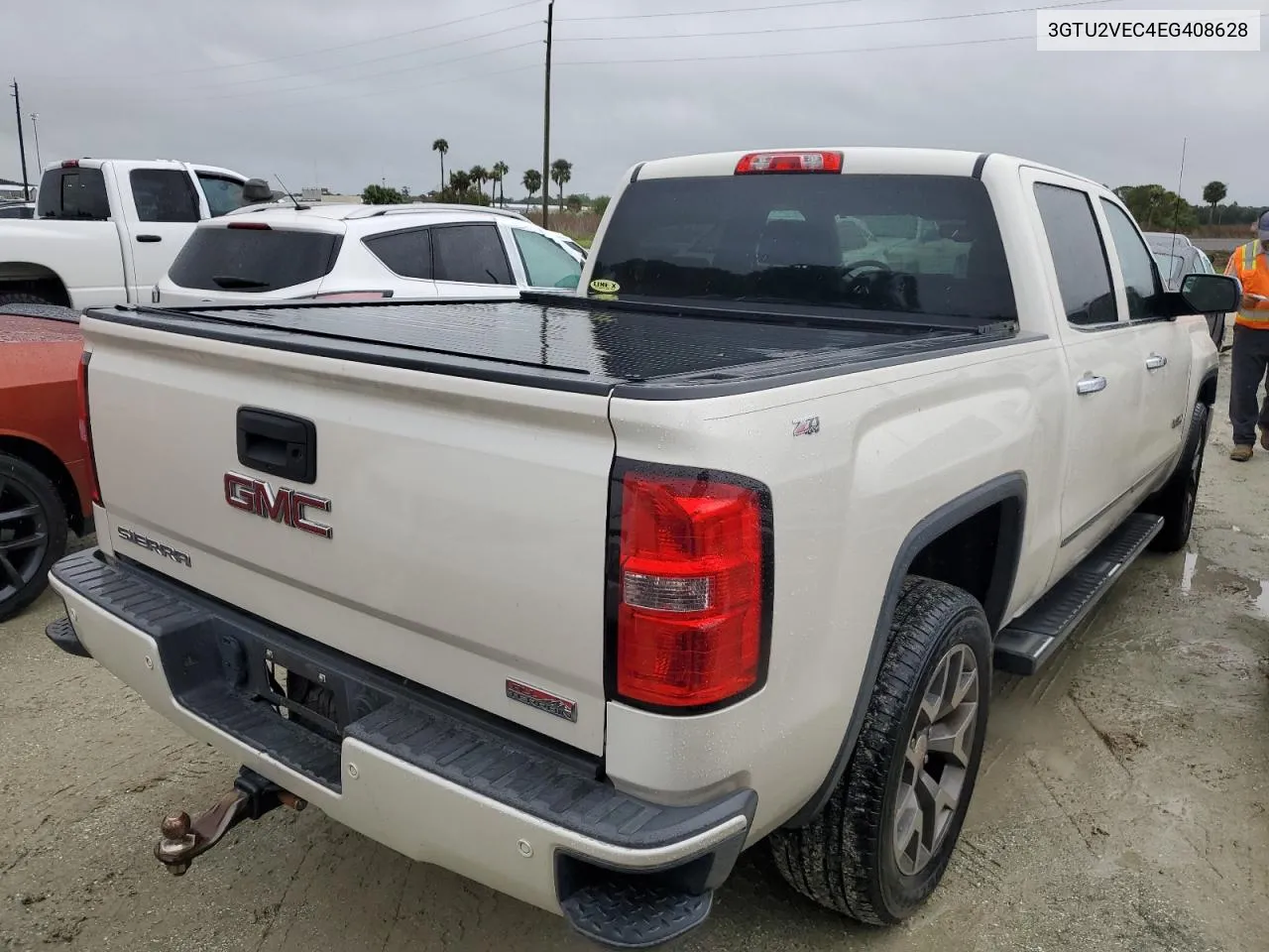 2014 GMC Sierra K1500 Slt VIN: 3GTU2VEC4EG408628 Lot: 74744534