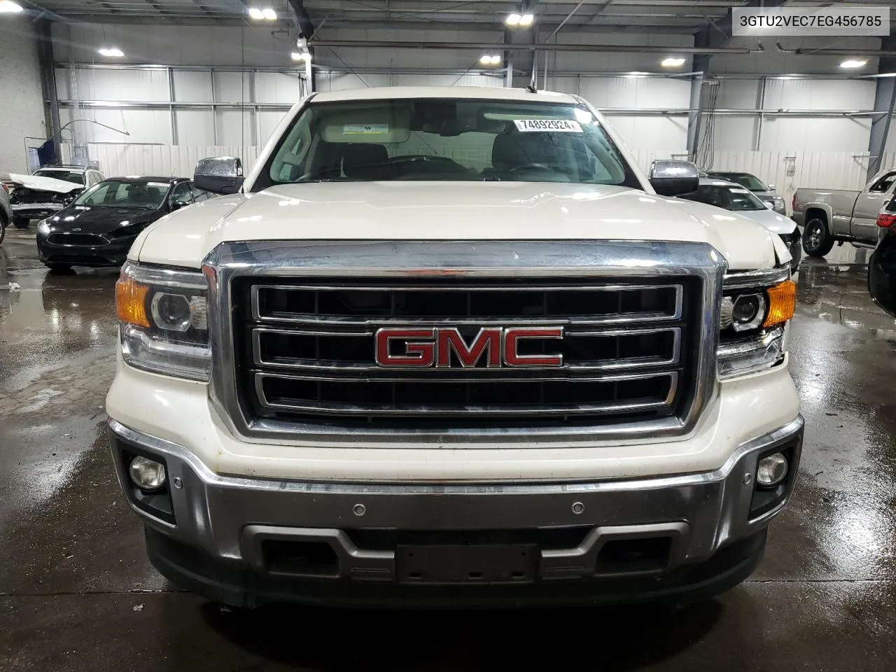 2014 GMC Sierra K1500 Slt VIN: 3GTU2VEC7EG456785 Lot: 74892924