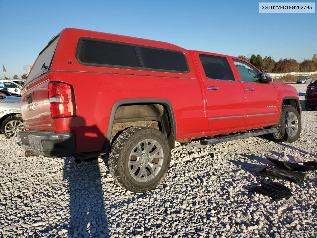 2014 GMC Sierra K1500 Slt VIN: 3GTU2VEC1EG202795 Lot: 74909214