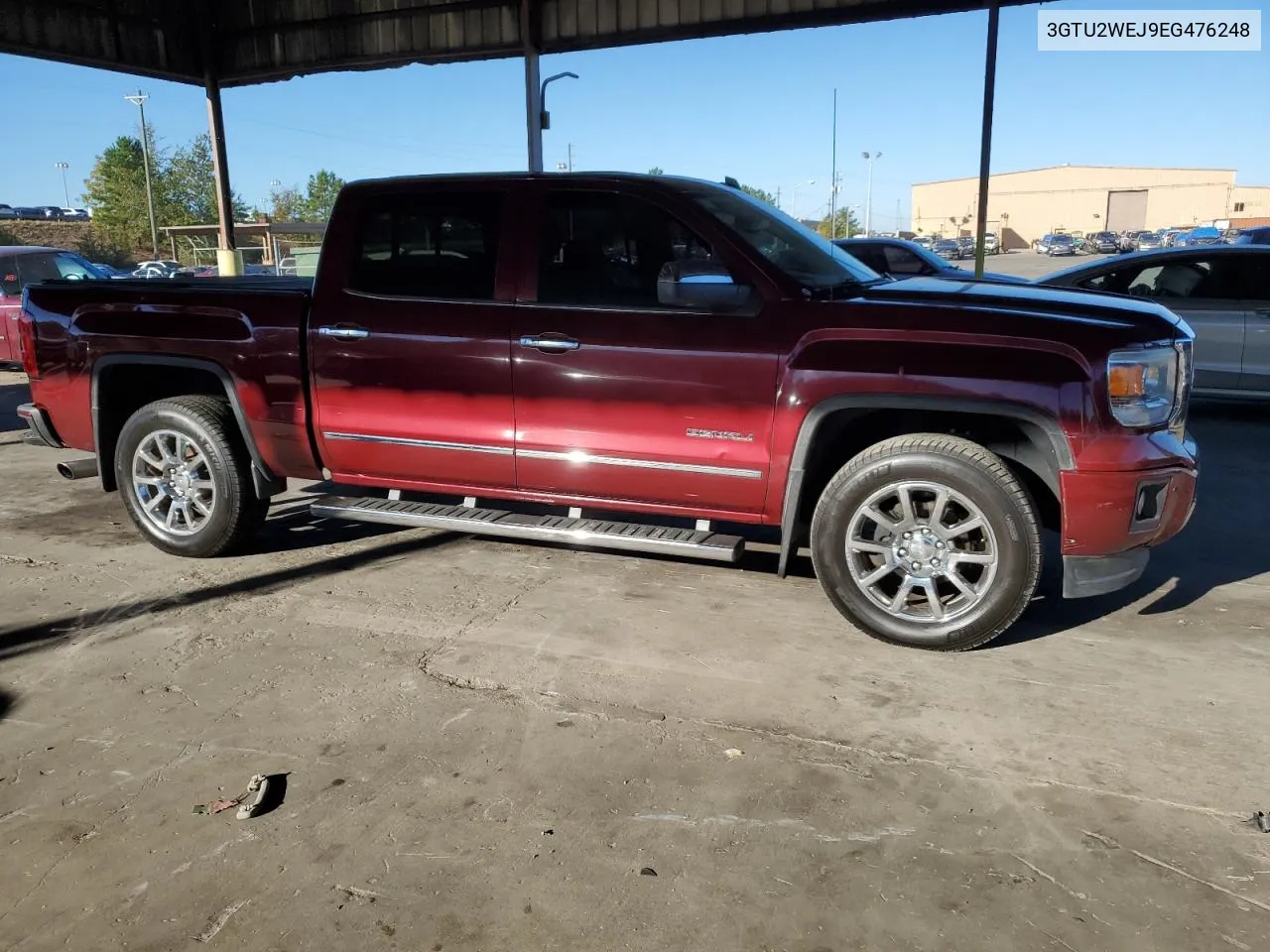 2014 GMC Sierra K1500 Denali VIN: 3GTU2WEJ9EG476248 Lot: 75028864