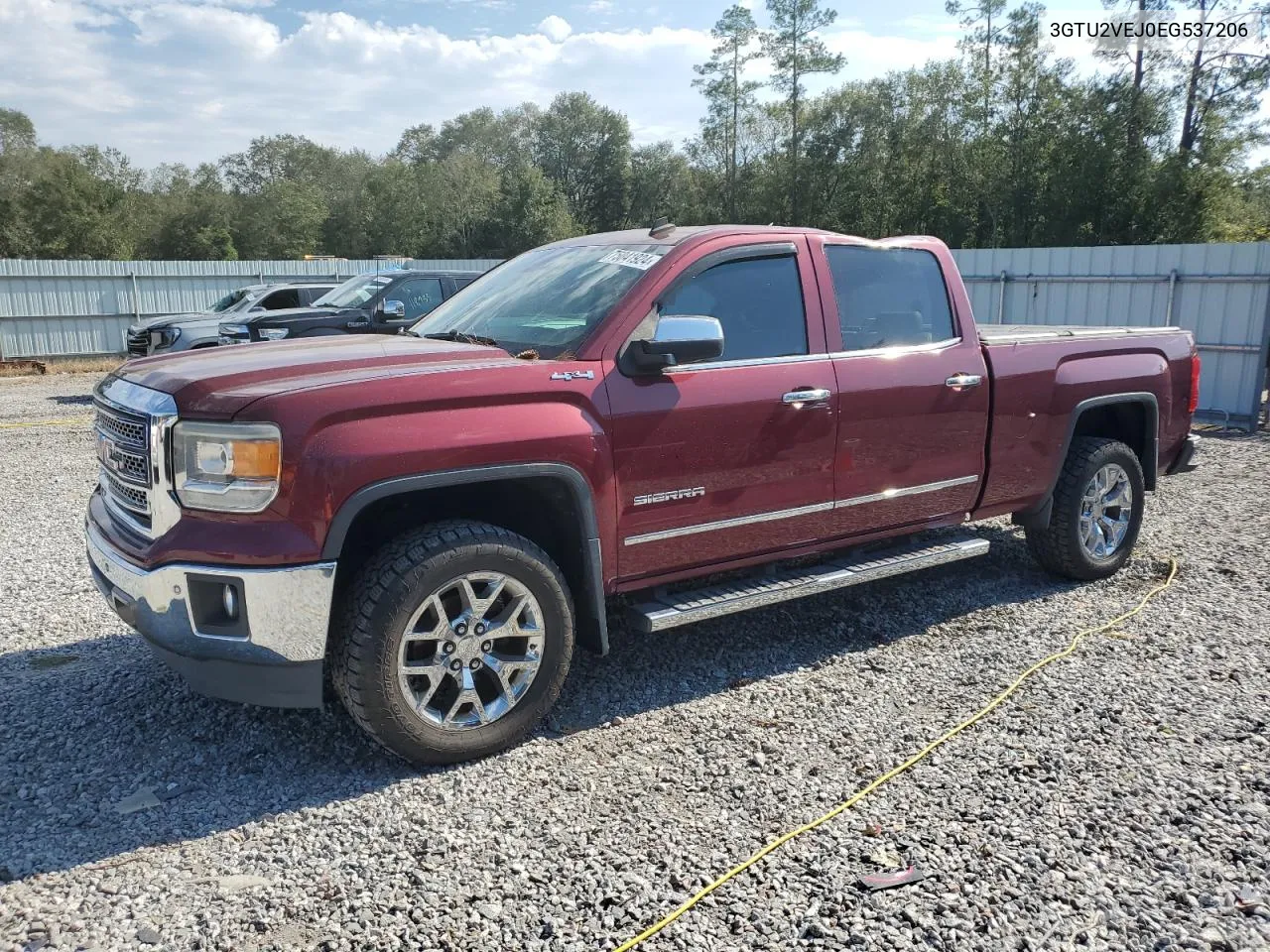 2014 GMC Sierra K1500 Slt VIN: 3GTU2VEJ0EG537206 Lot: 75041924