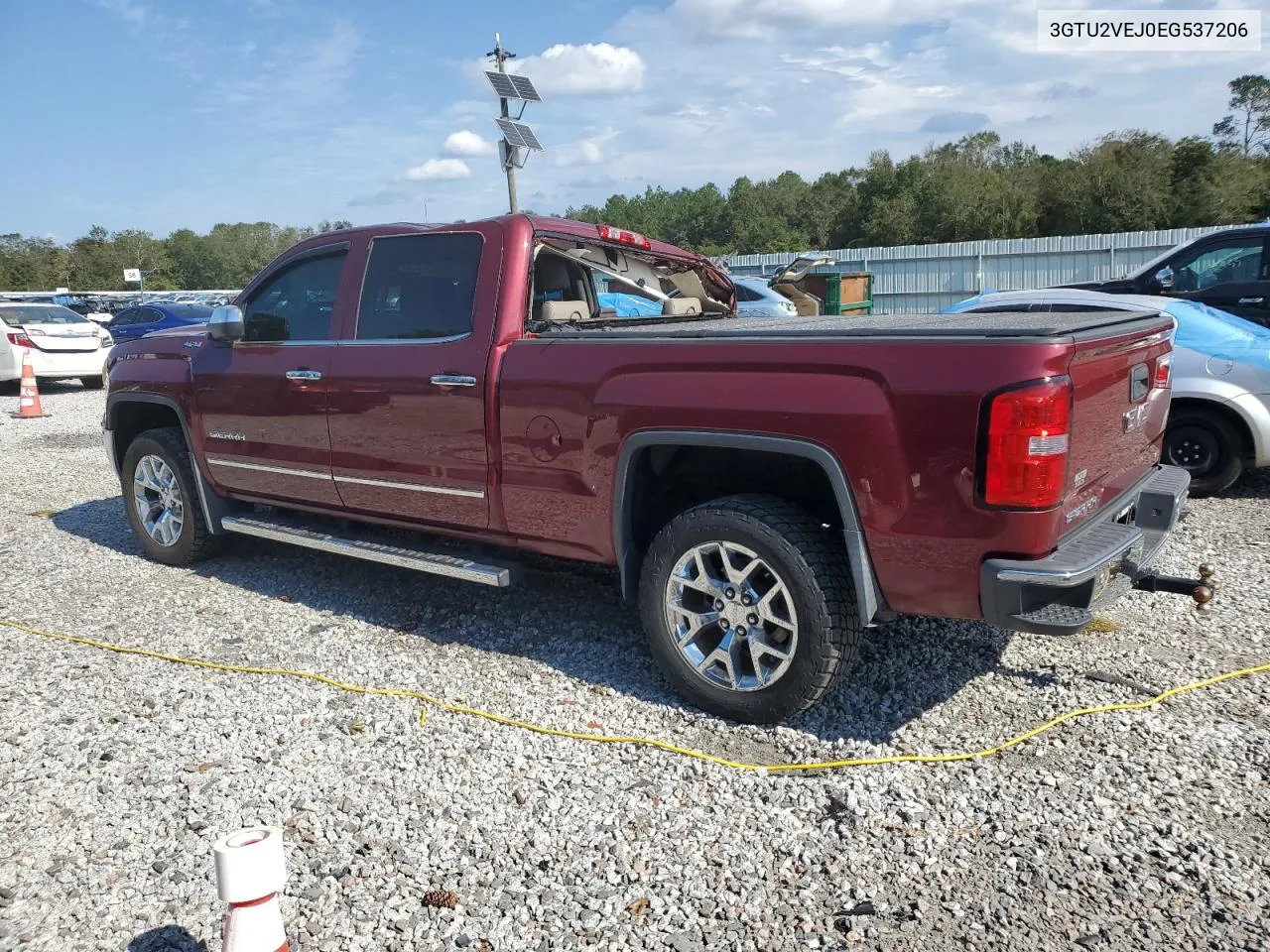 2014 GMC Sierra K1500 Slt VIN: 3GTU2VEJ0EG537206 Lot: 75041924