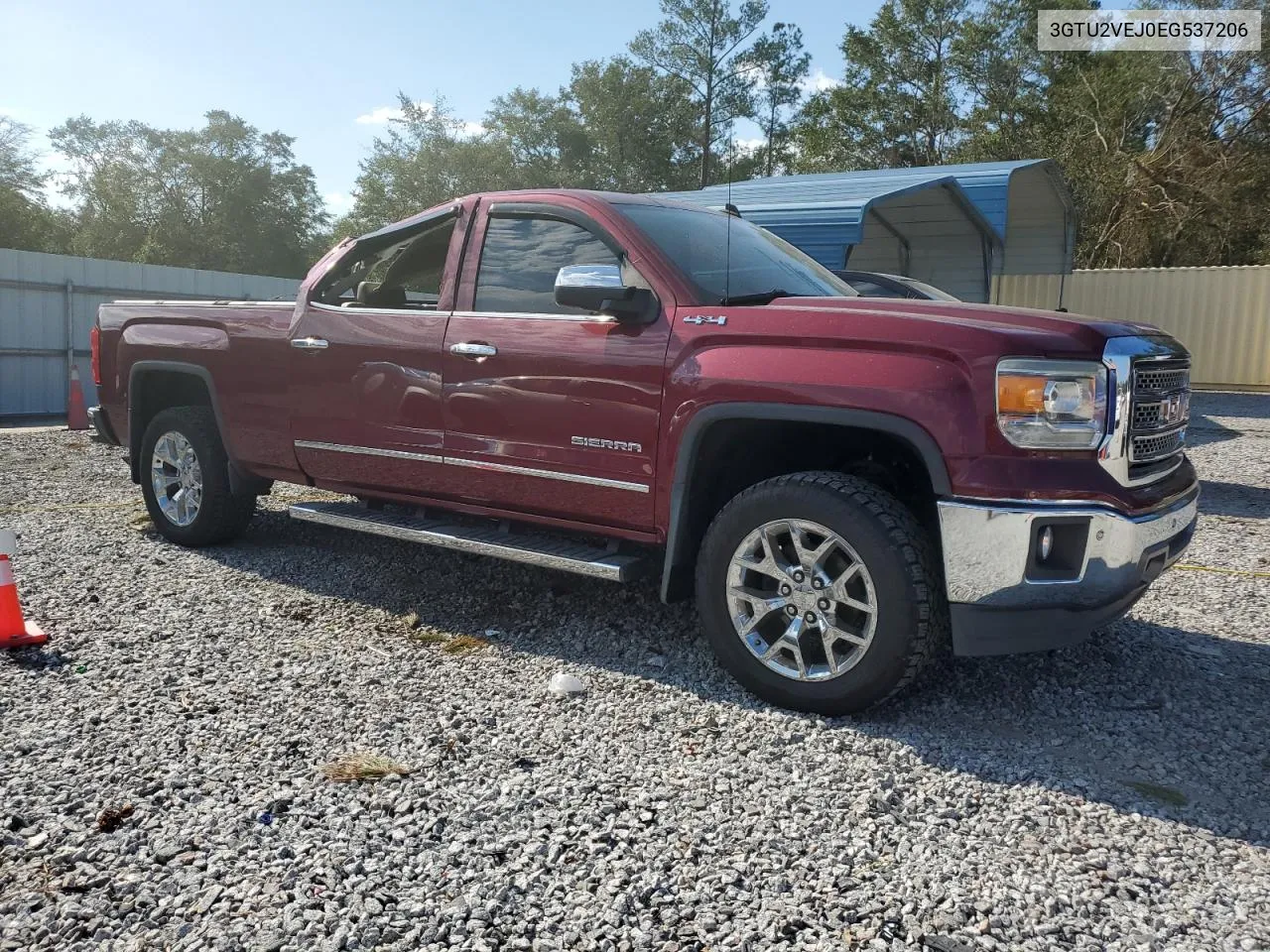 2014 GMC Sierra K1500 Slt VIN: 3GTU2VEJ0EG537206 Lot: 75041924