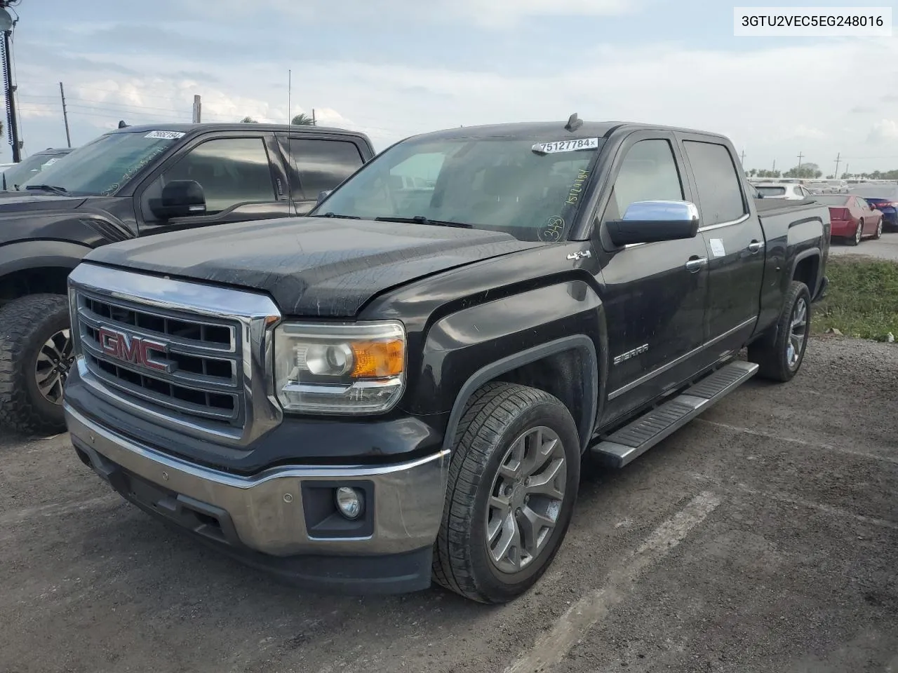 2014 GMC Sierra K1500 Slt VIN: 3GTU2VEC5EG248016 Lot: 75127784