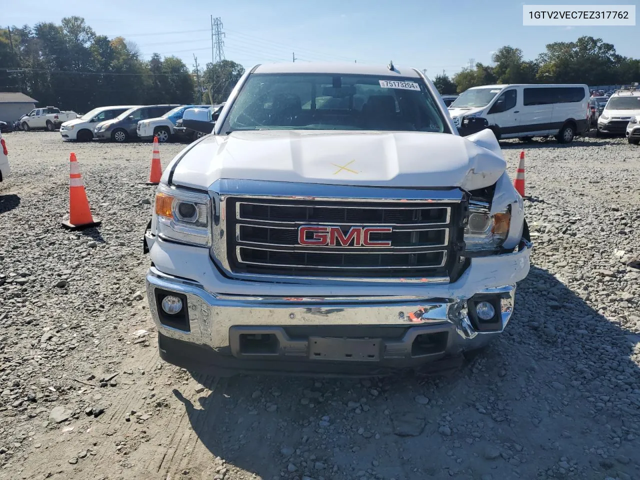 2014 GMC Sierra K1500 Slt VIN: 1GTV2VEC7EZ317762 Lot: 75173204