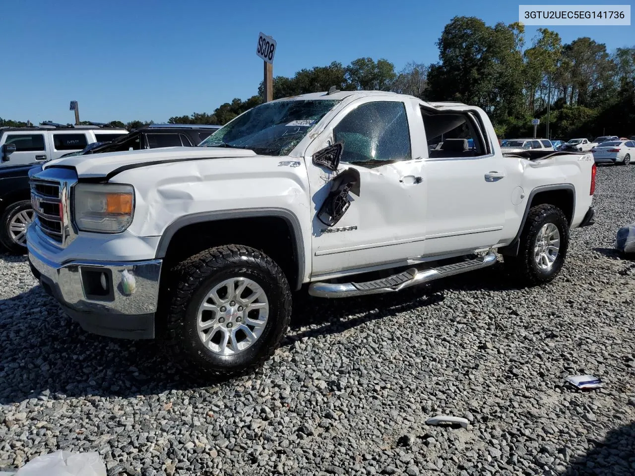 2014 GMC Sierra K1500 Sle VIN: 3GTU2UEC5EG141736 Lot: 75182564