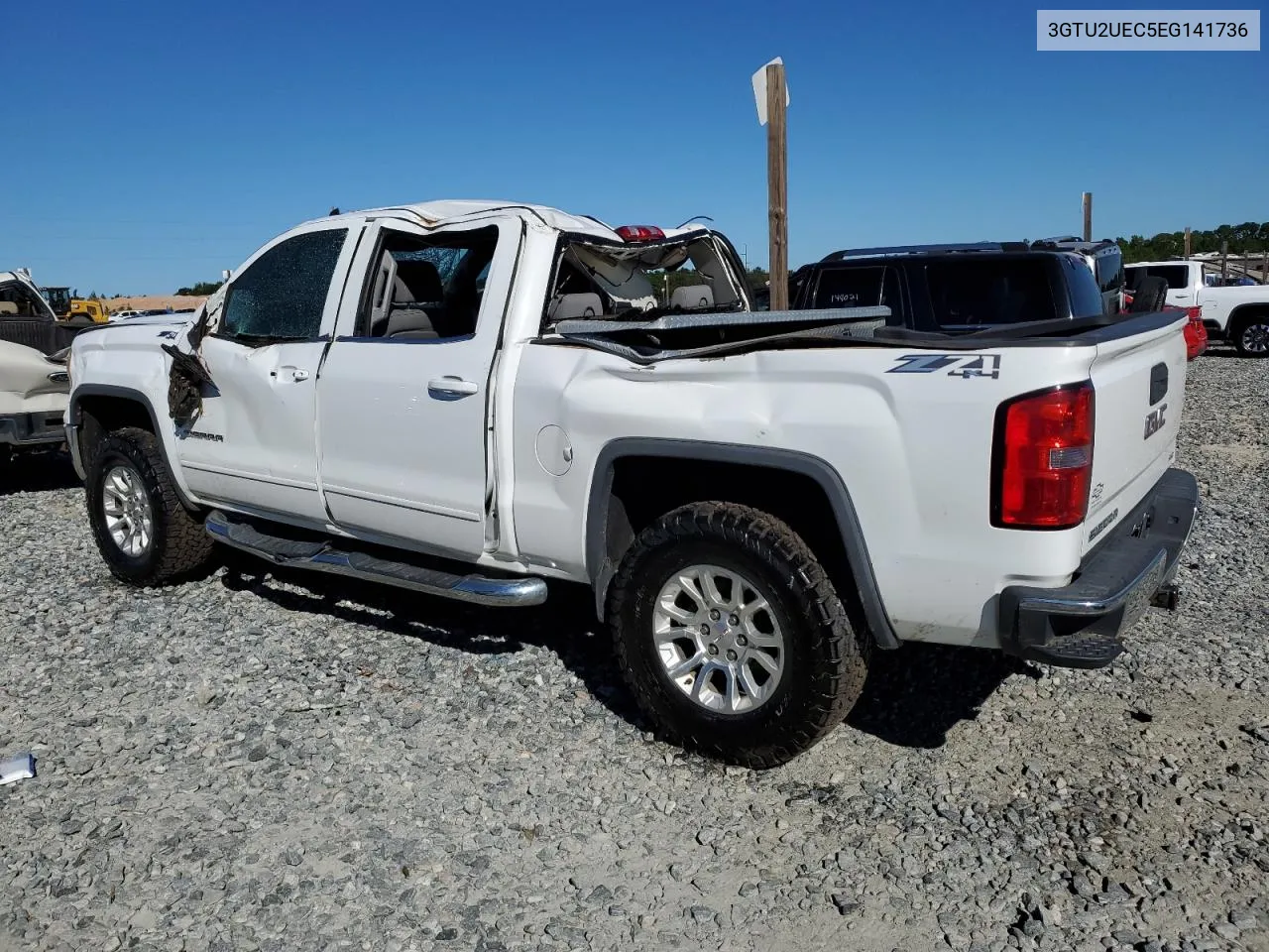 2014 GMC Sierra K1500 Sle VIN: 3GTU2UEC5EG141736 Lot: 75182564