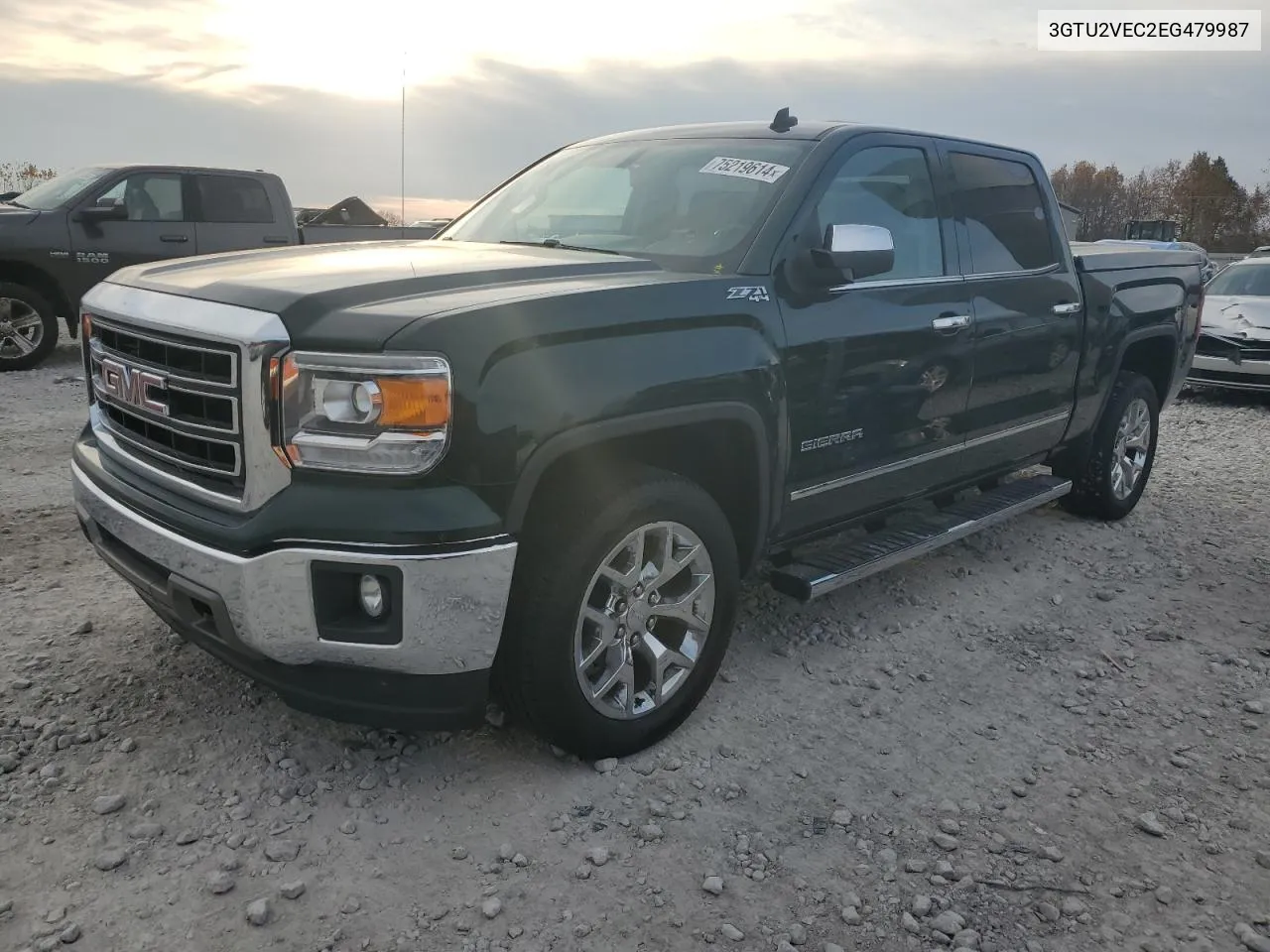 2014 GMC Sierra K1500 Slt VIN: 3GTU2VEC2EG479987 Lot: 75219614