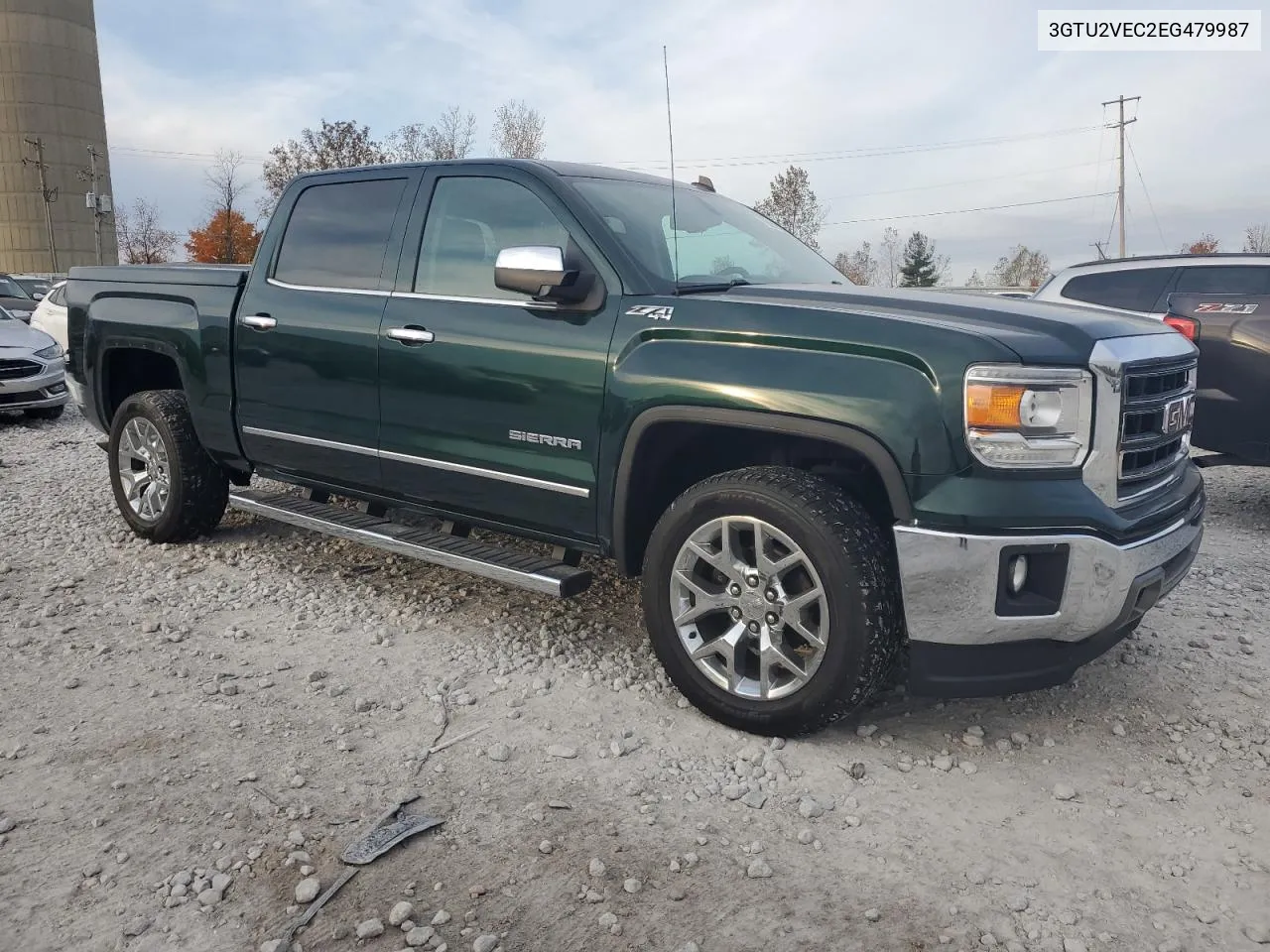 2014 GMC Sierra K1500 Slt VIN: 3GTU2VEC2EG479987 Lot: 75219614