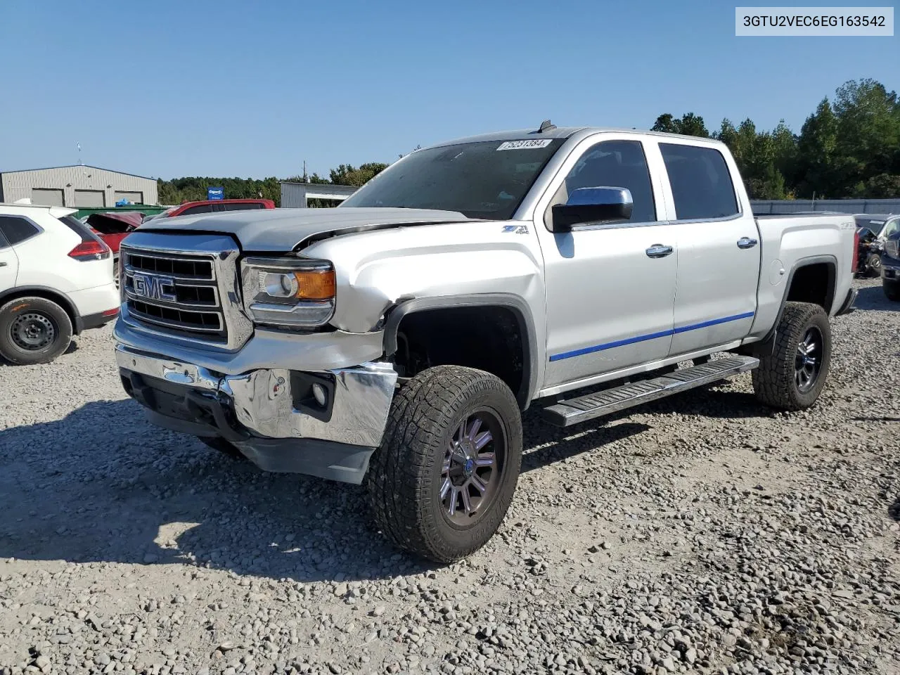 2014 GMC Sierra K1500 Slt VIN: 3GTU2VEC6EG163542 Lot: 75231384