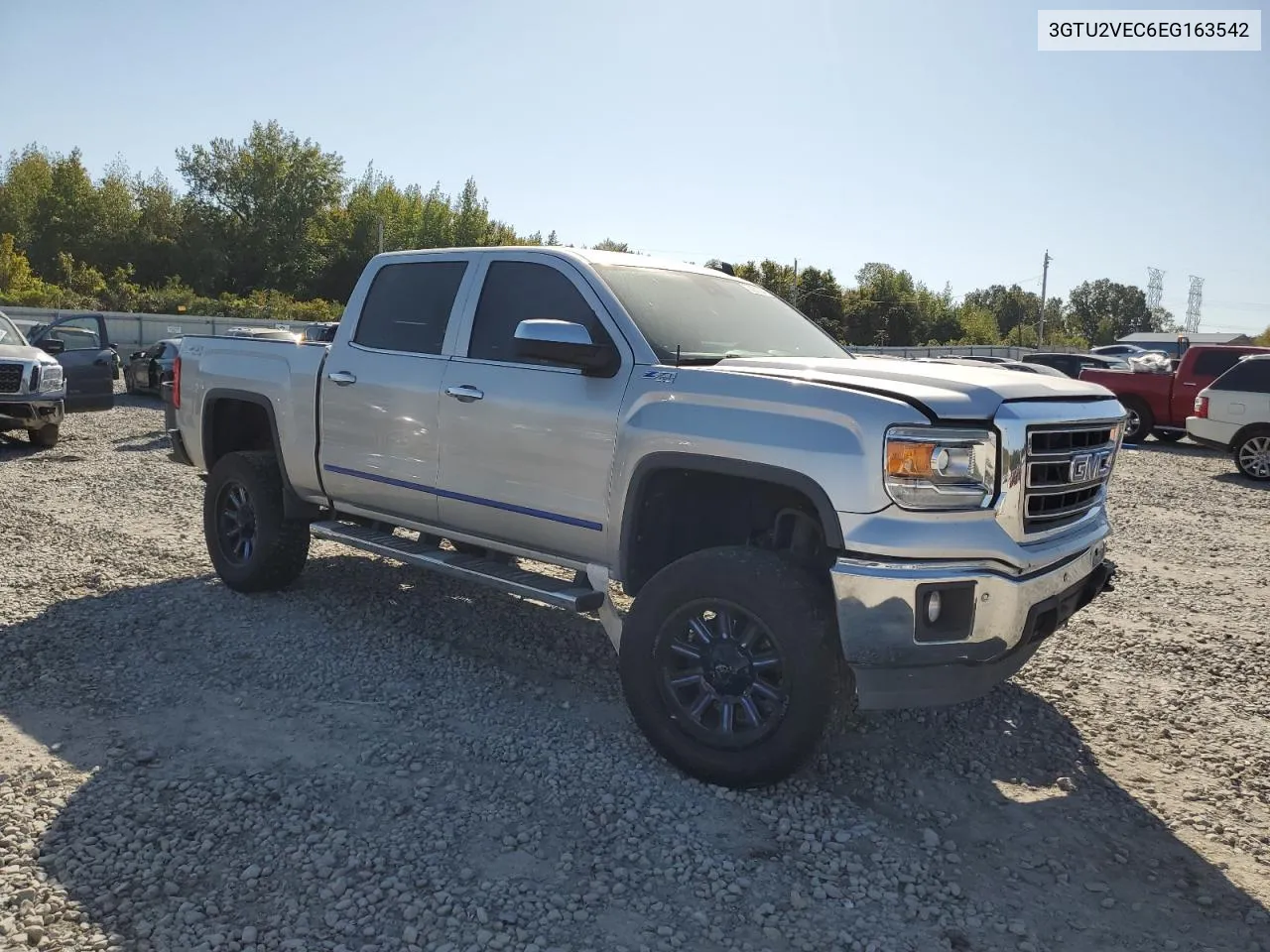 2014 GMC Sierra K1500 Slt VIN: 3GTU2VEC6EG163542 Lot: 75231384