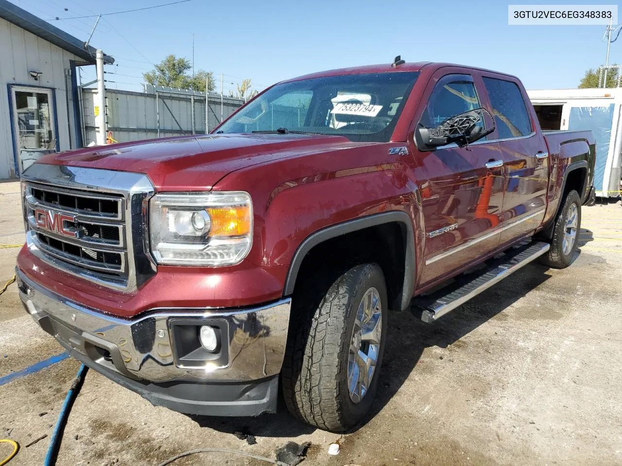 2014 GMC Sierra K1500 Slt VIN: 3GTU2VEC6EG348383 Lot: 75323794