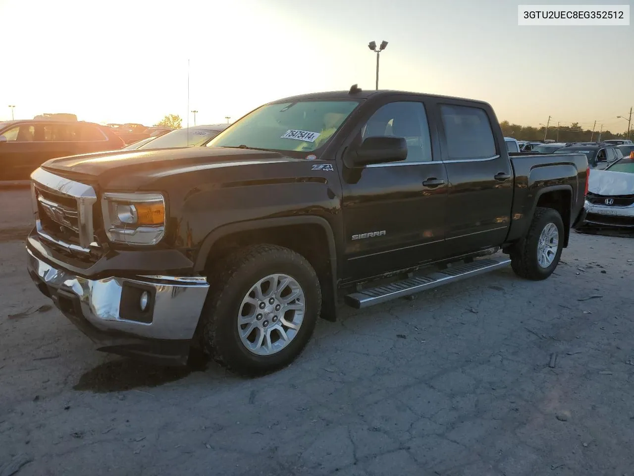 2014 GMC Sierra K1500 Sle VIN: 3GTU2UEC8EG352512 Lot: 75475414