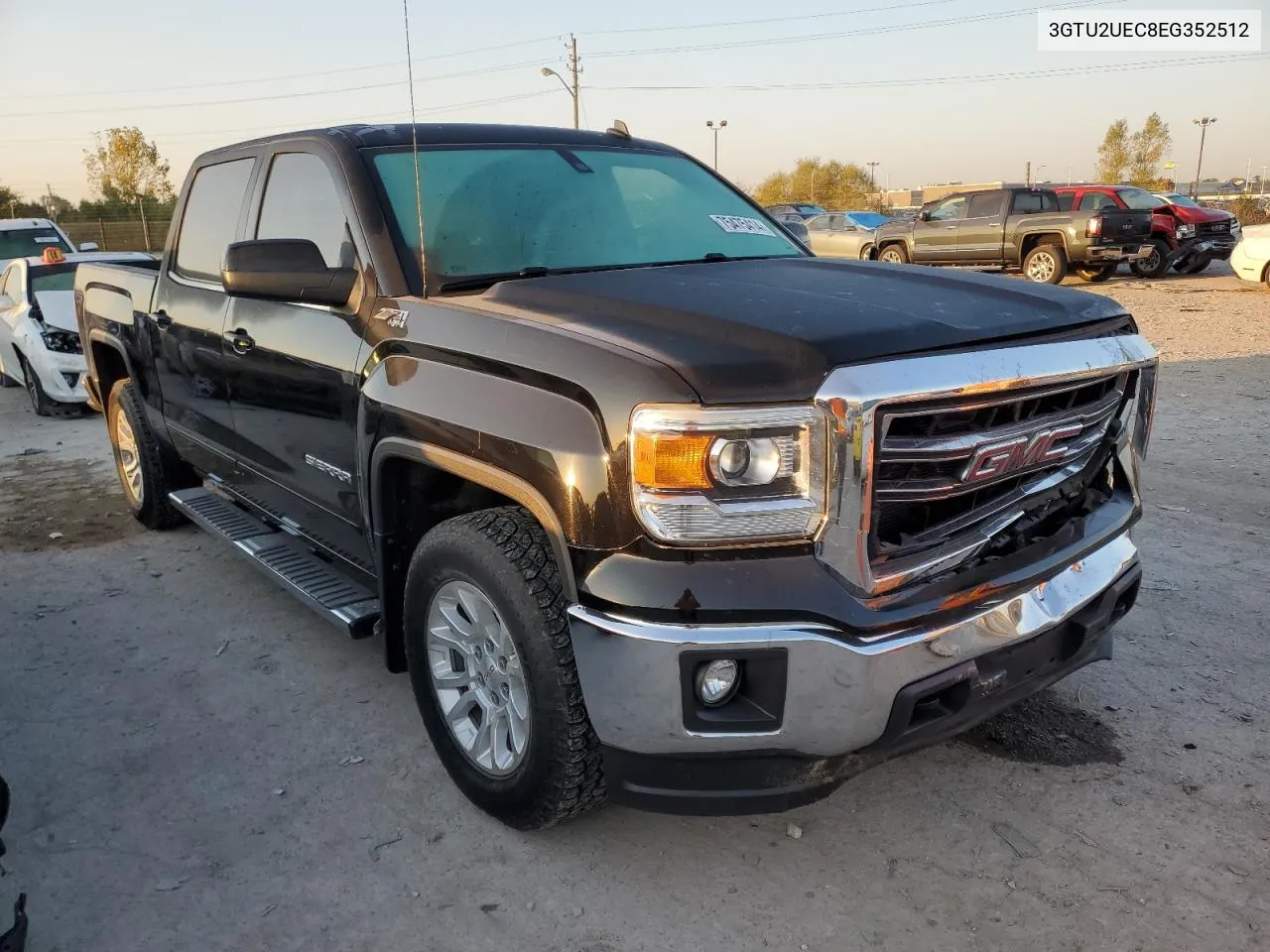 2014 GMC Sierra K1500 Sle VIN: 3GTU2UEC8EG352512 Lot: 75475414