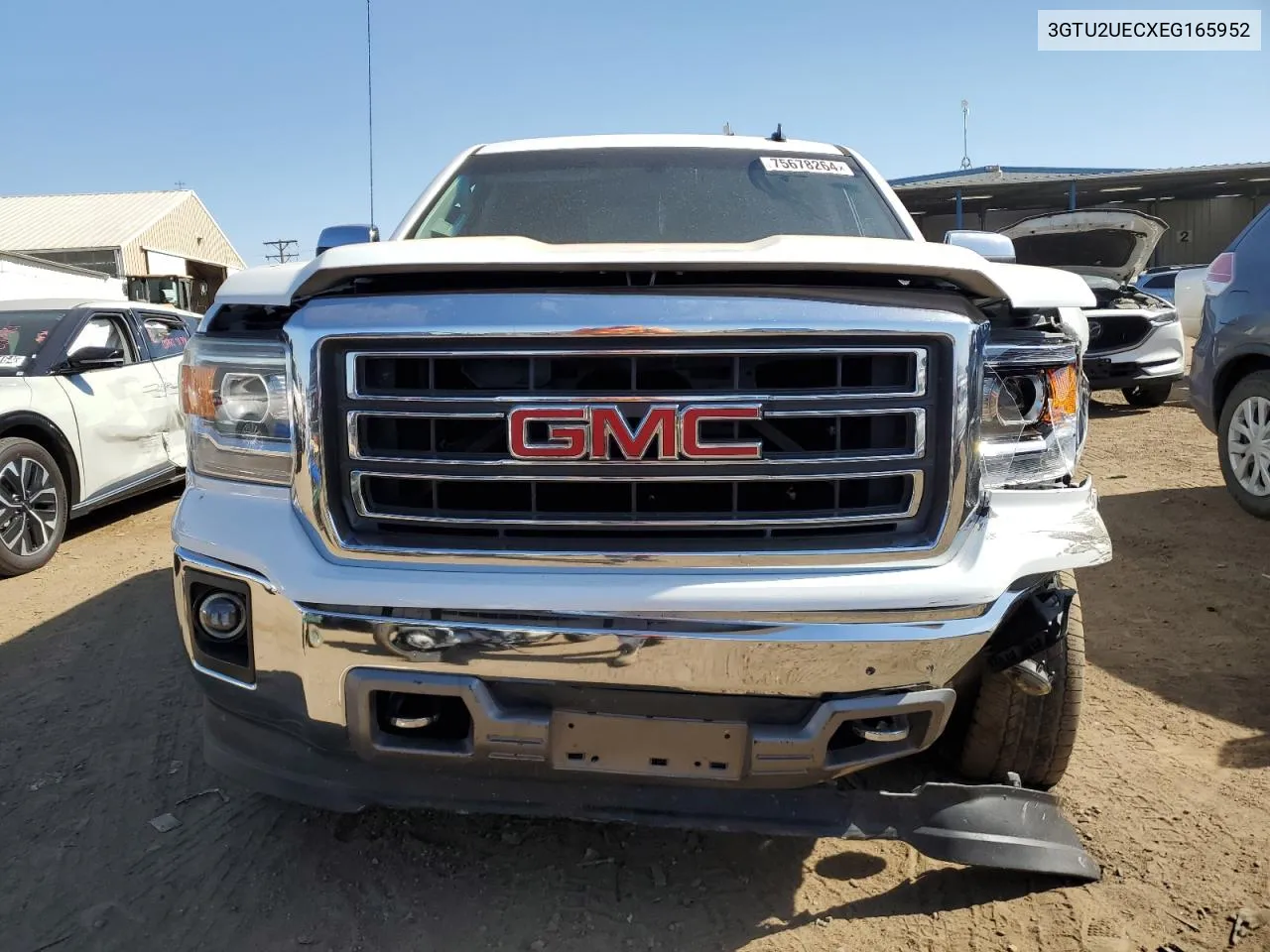 2014 GMC Sierra K1500 Sle VIN: 3GTU2UECXEG165952 Lot: 75678264