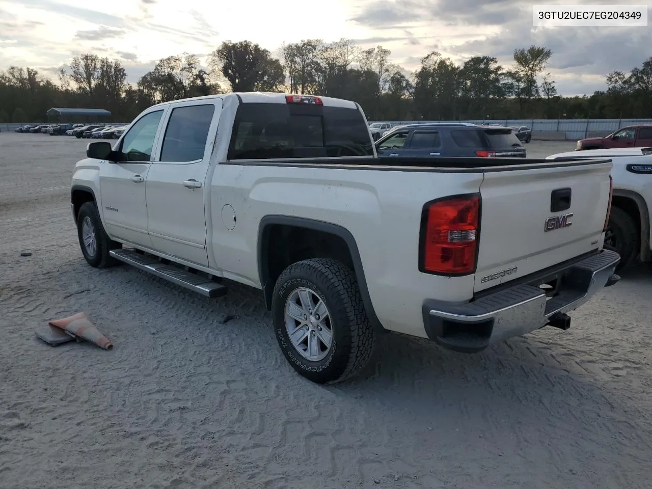 2014 GMC Sierra K1500 Sle VIN: 3GTU2UEC7EG204349 Lot: 75938544